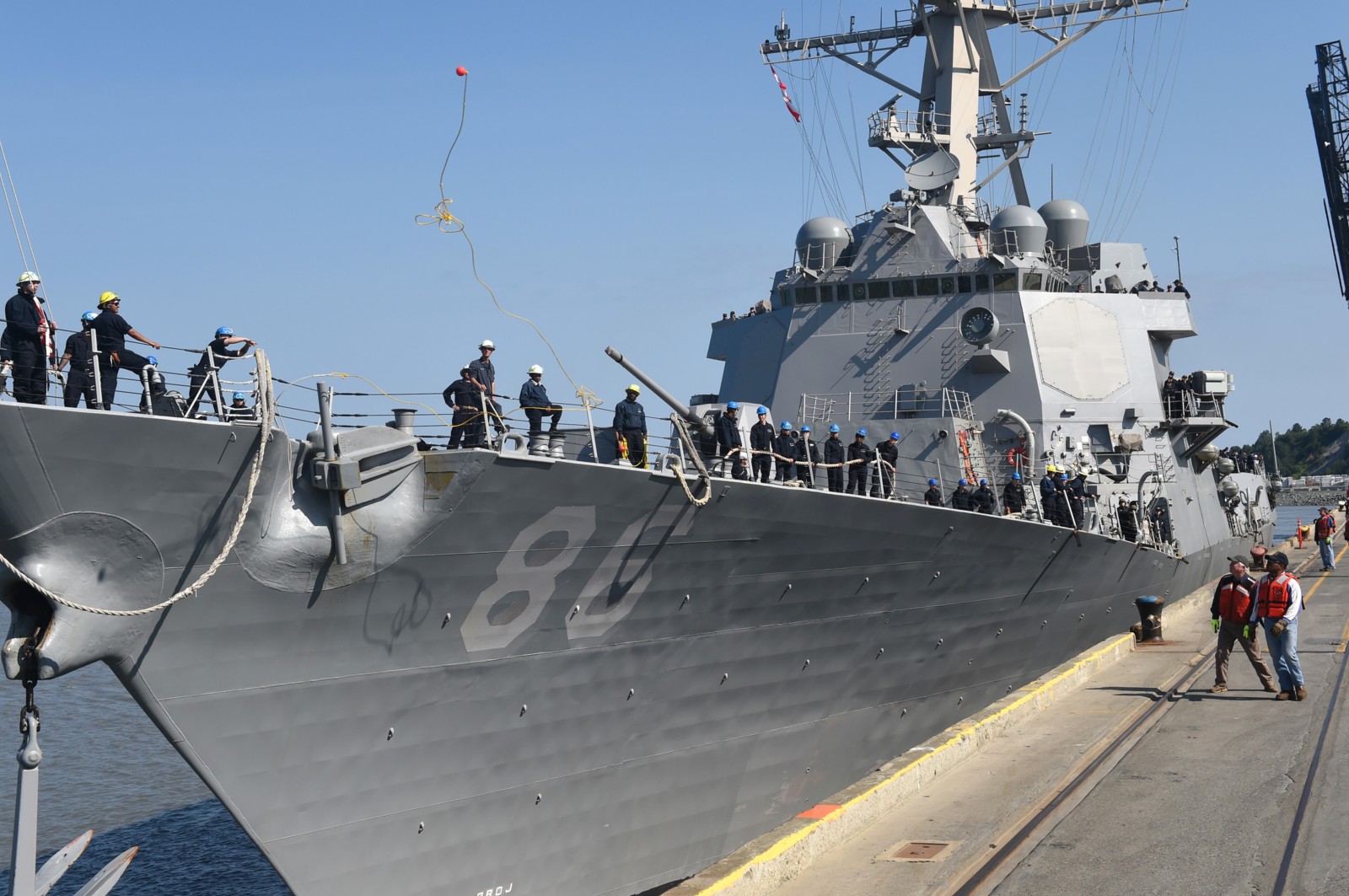 ddg-86 uss shoup arleigh burke class guided missile destroyer exercise northern edge anchorage alaska 34