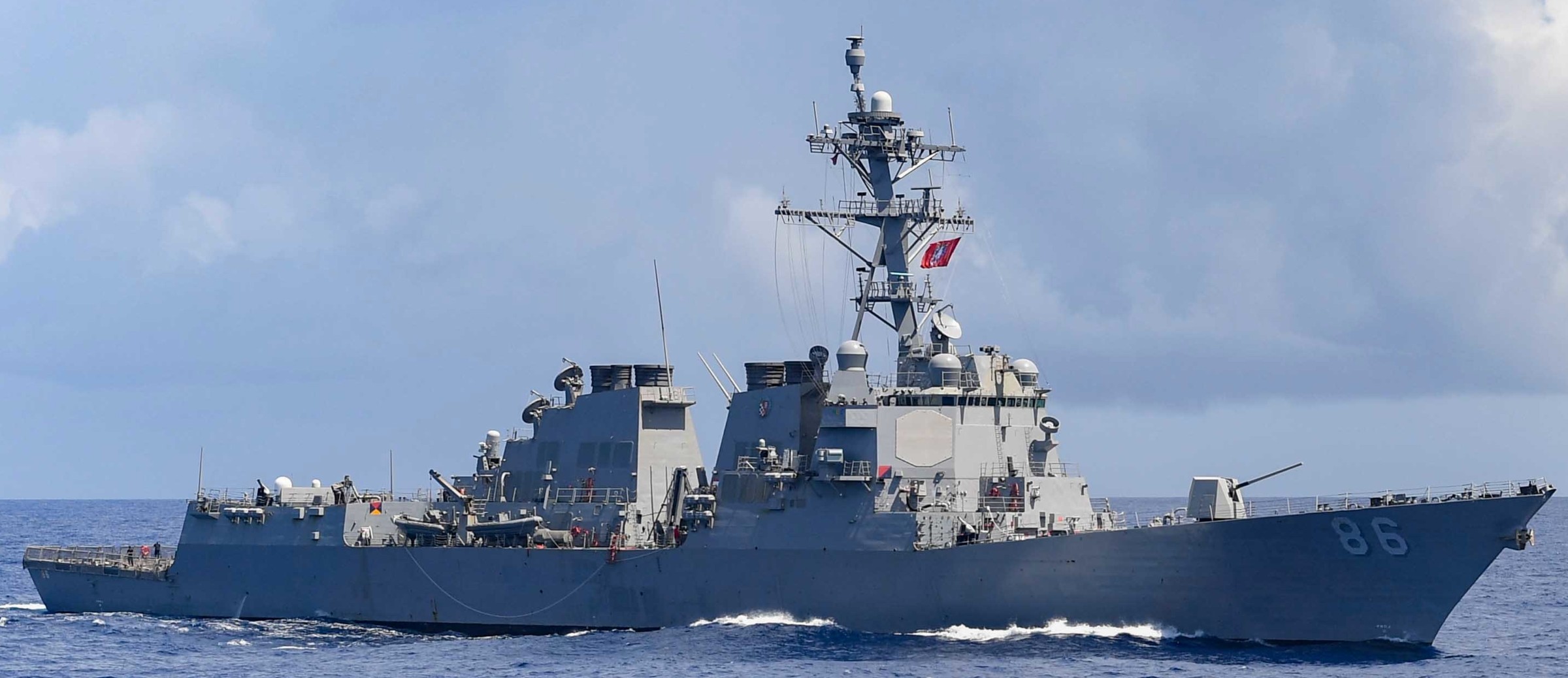 ddg-86 uss shoup arleigh burke class guided missile destroyer guam 58