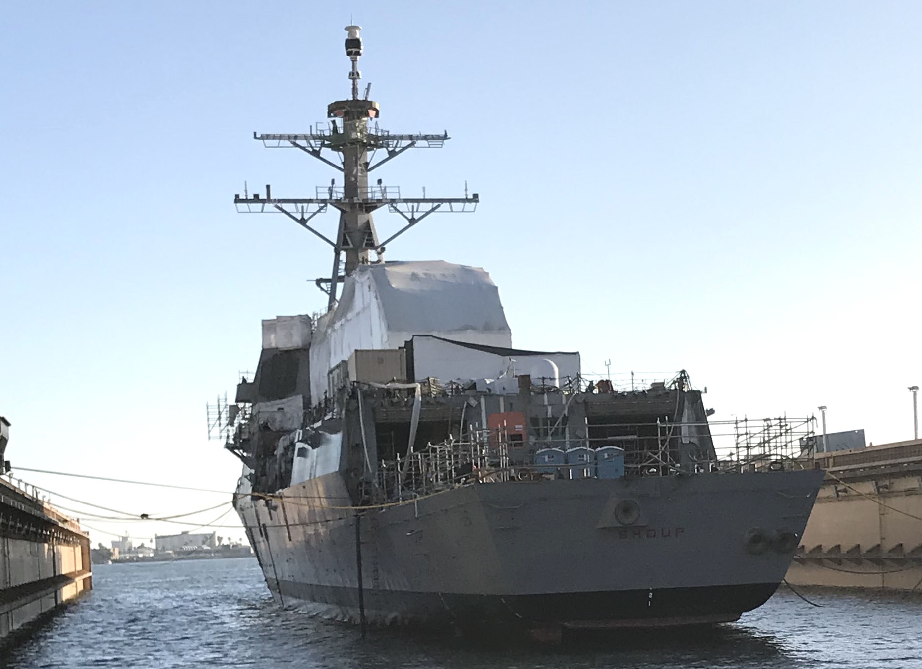 ddg-86 uss shoup arleigh burke class guided missile destroyer bae systems ship repair san diego 71