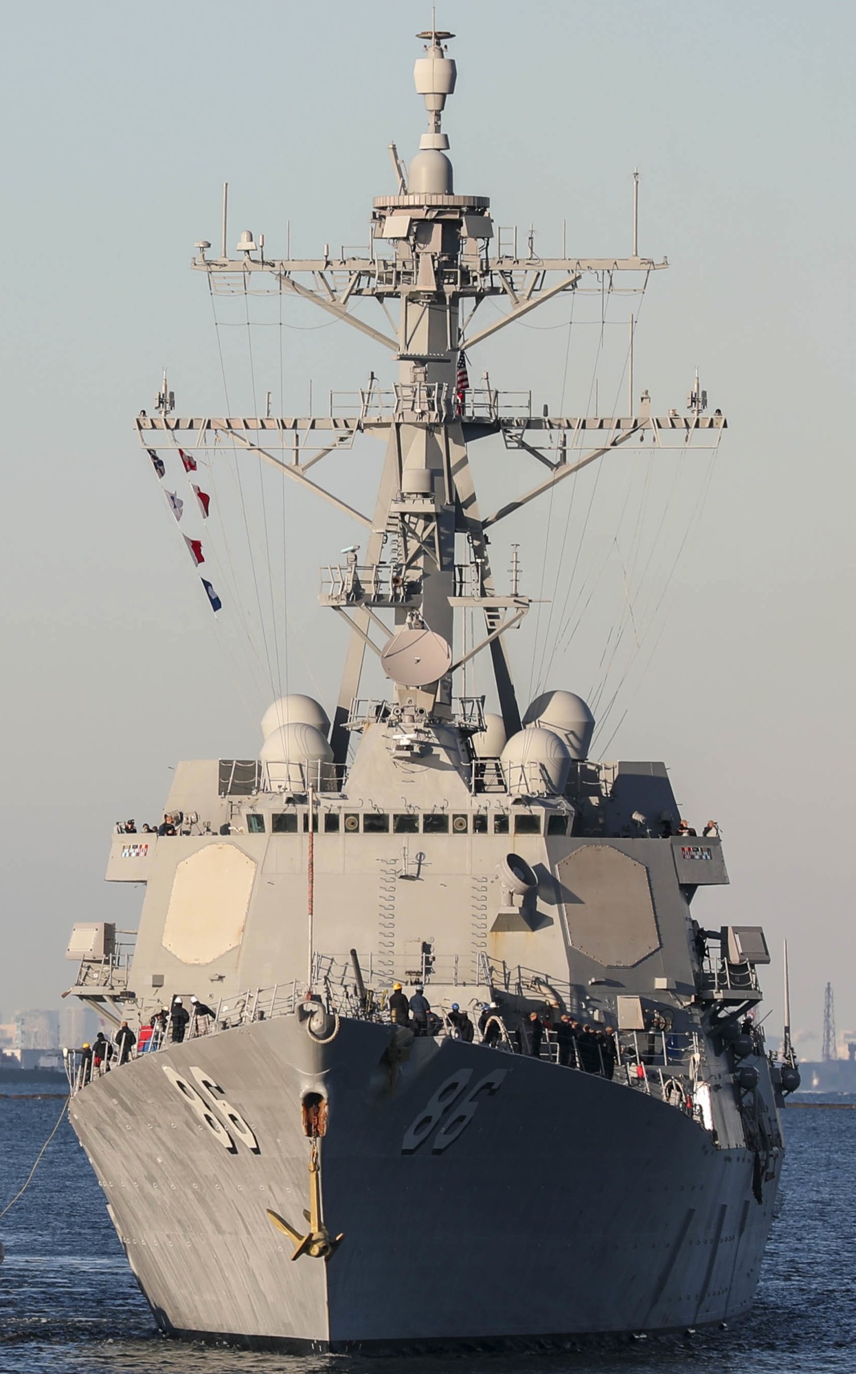 ddg-86 uss shoup arleigh burke class guided missile destroyer yokosuka japan forward deployed 78