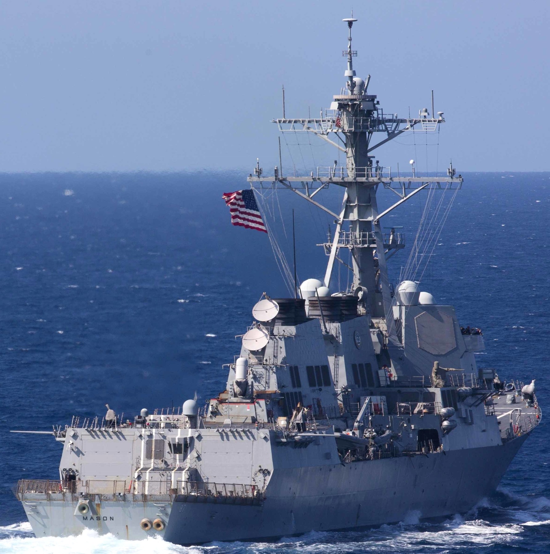 ddg-87 uss mason arleigh burke class guided missile destroyer 45