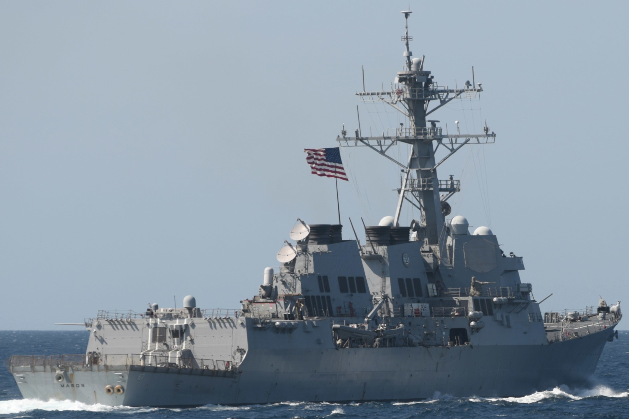 ddg-87 uss mason arleigh burke class guided missile destroyer 47