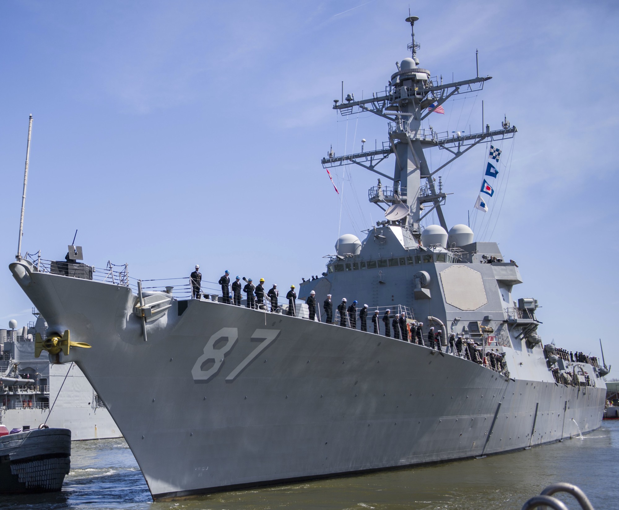 ddg-87 uss mason arleigh burke class guided missile destroyer 53