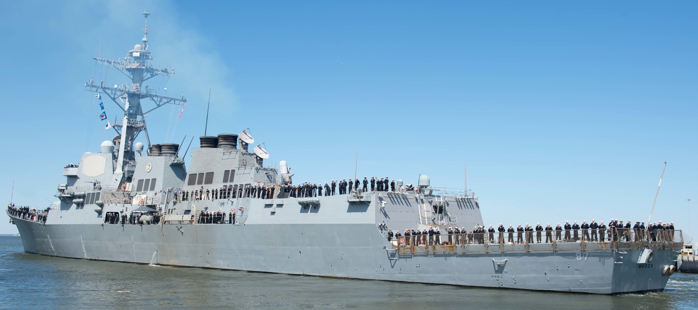 ddg-87 uss mason arleigh burke class guided missile destroyer naval station norfolk virginia 54