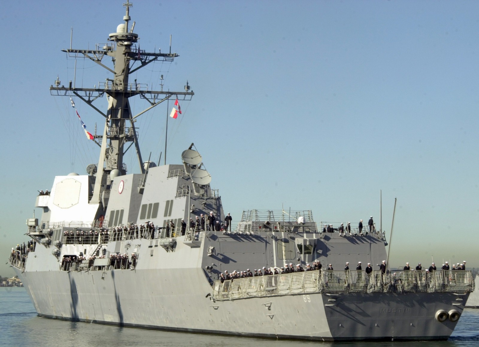 ddg-89 uss mustin arleigh burke class guided missile destroyer aegis 11