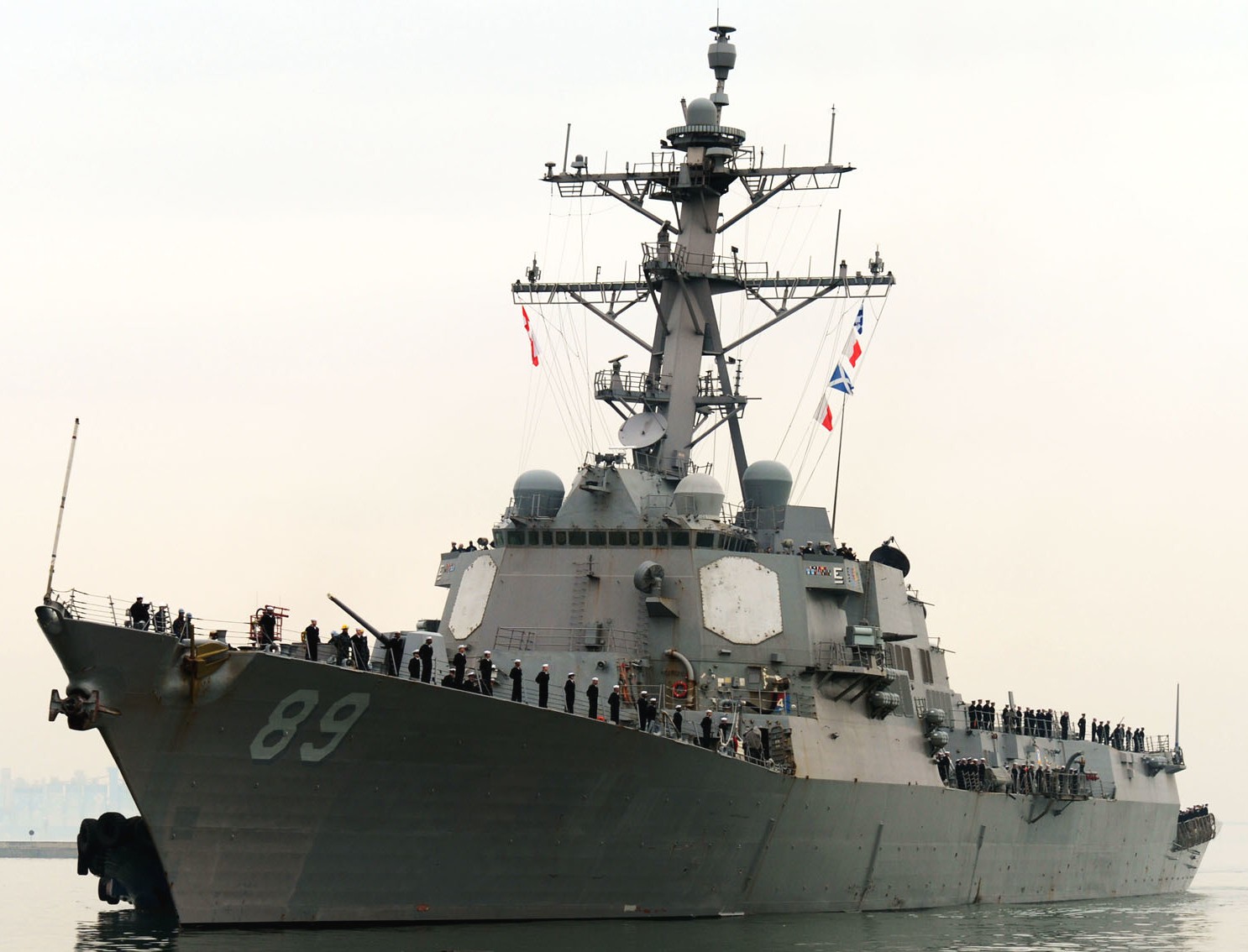 ddg-89 uss mustin arleigh burke class guided missile destroyer aegis pyeongtaek korea 52