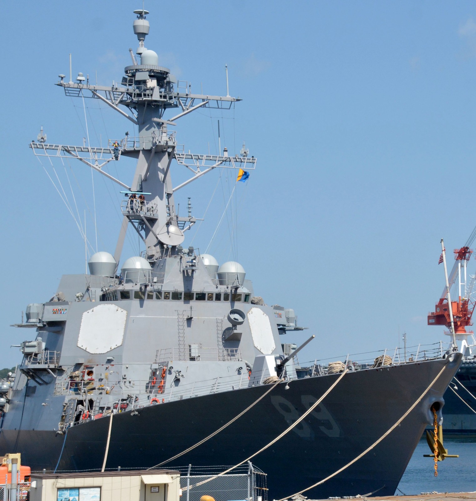 ddg-89 uss mustin arleigh burke class guided missile destroyer aegis fleet activities yokosuka japan 63