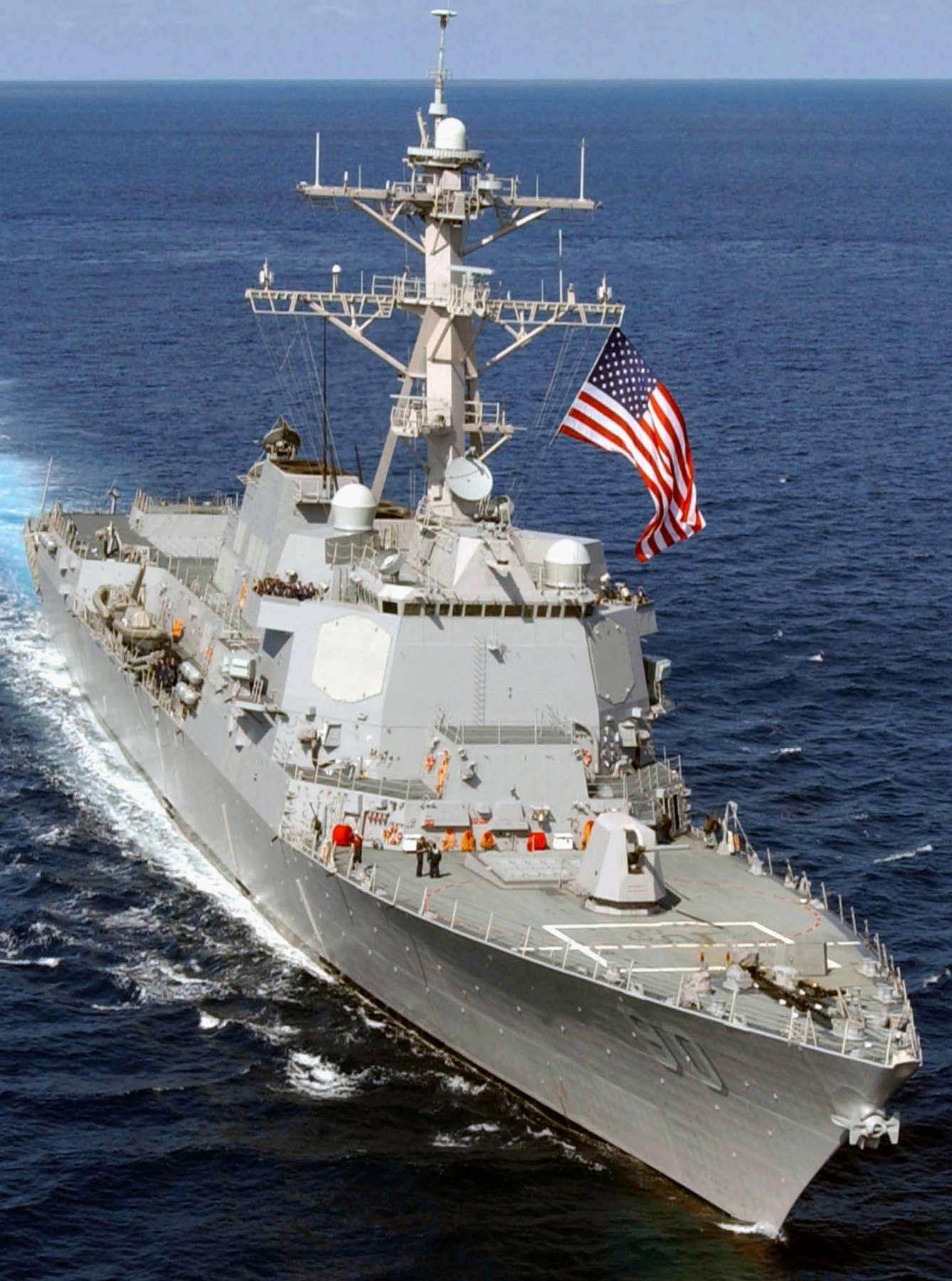 ddg-90 uss chafee arleigh burke class guided missile destroyer aegis us navy 2005