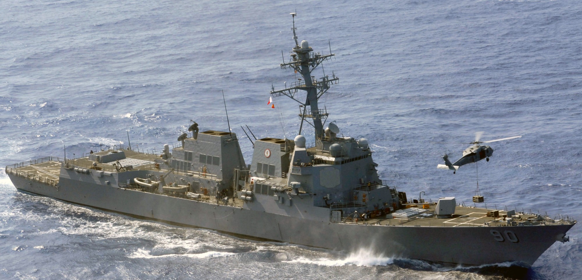 ddg-90 uss chafee arleigh burke class guided missile destroyer 2007