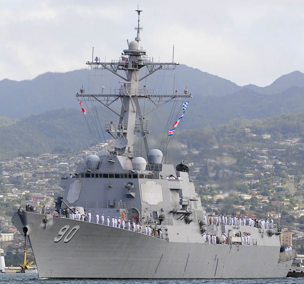 ddg-90 uss chafee arleigh burke class guided missile destroyer 34