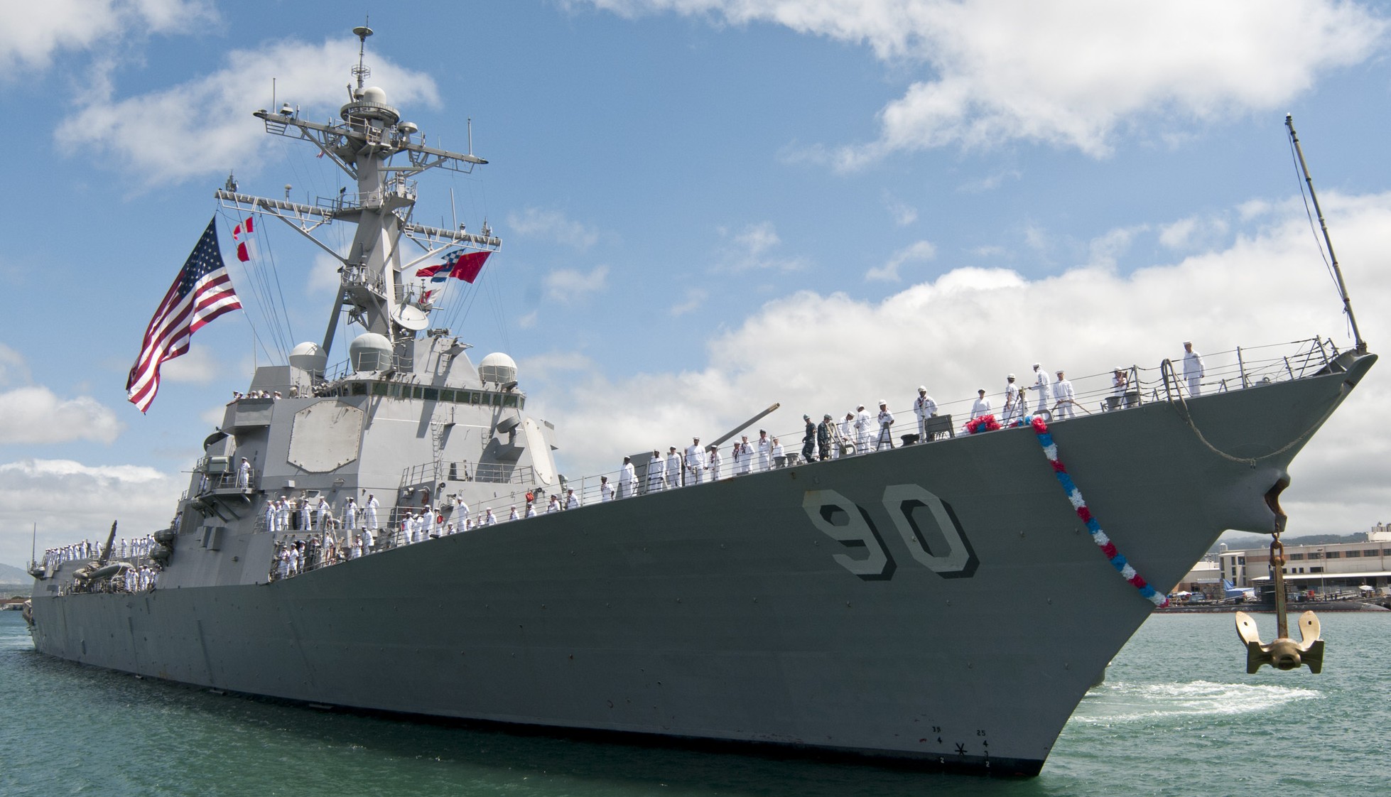 ddg-90 uss chafee arleigh burke class guided missile destroyer 38