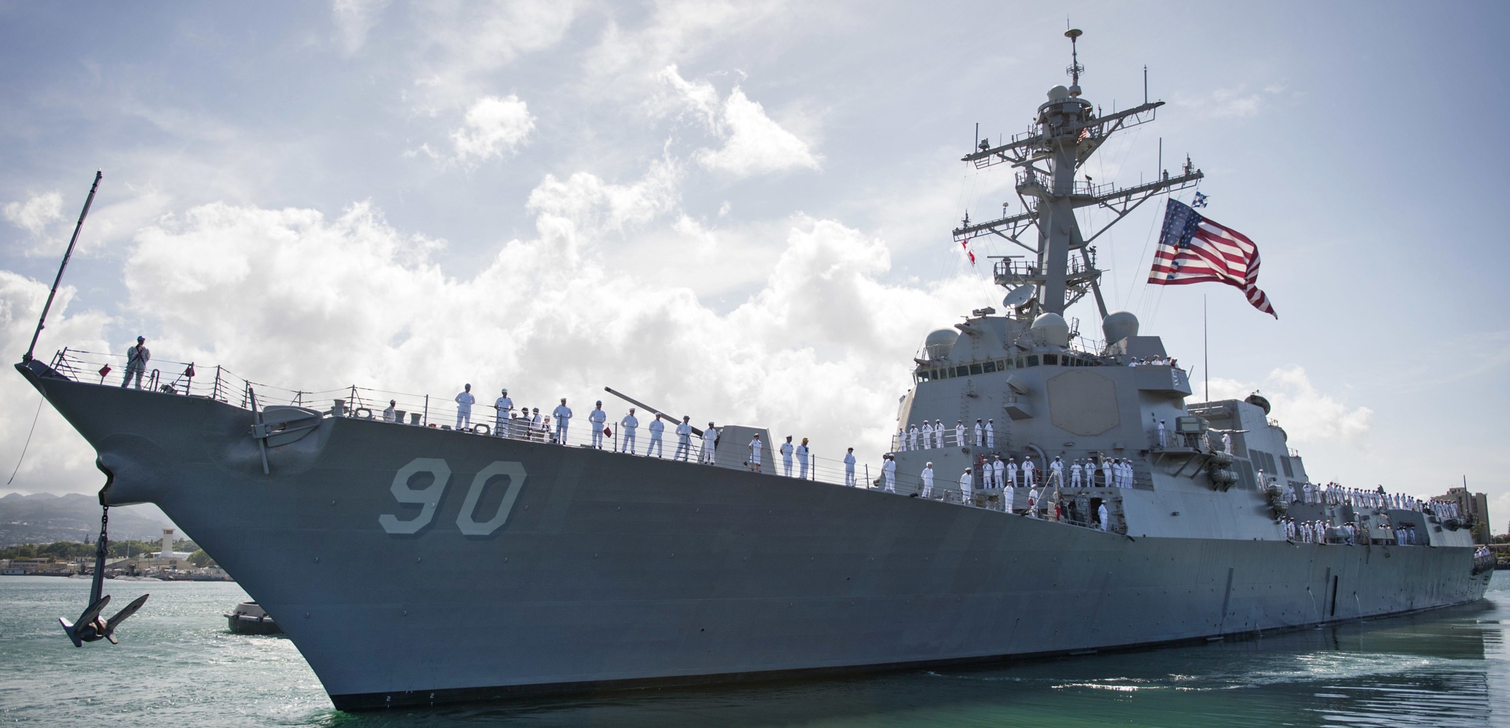 ddg-90 uss chafee arleigh burke class guided missile destroyer 48