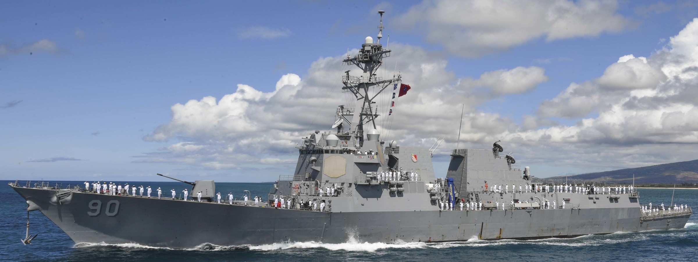 ddg-90 uss chafee arleigh burke class guided missile destroyer 56