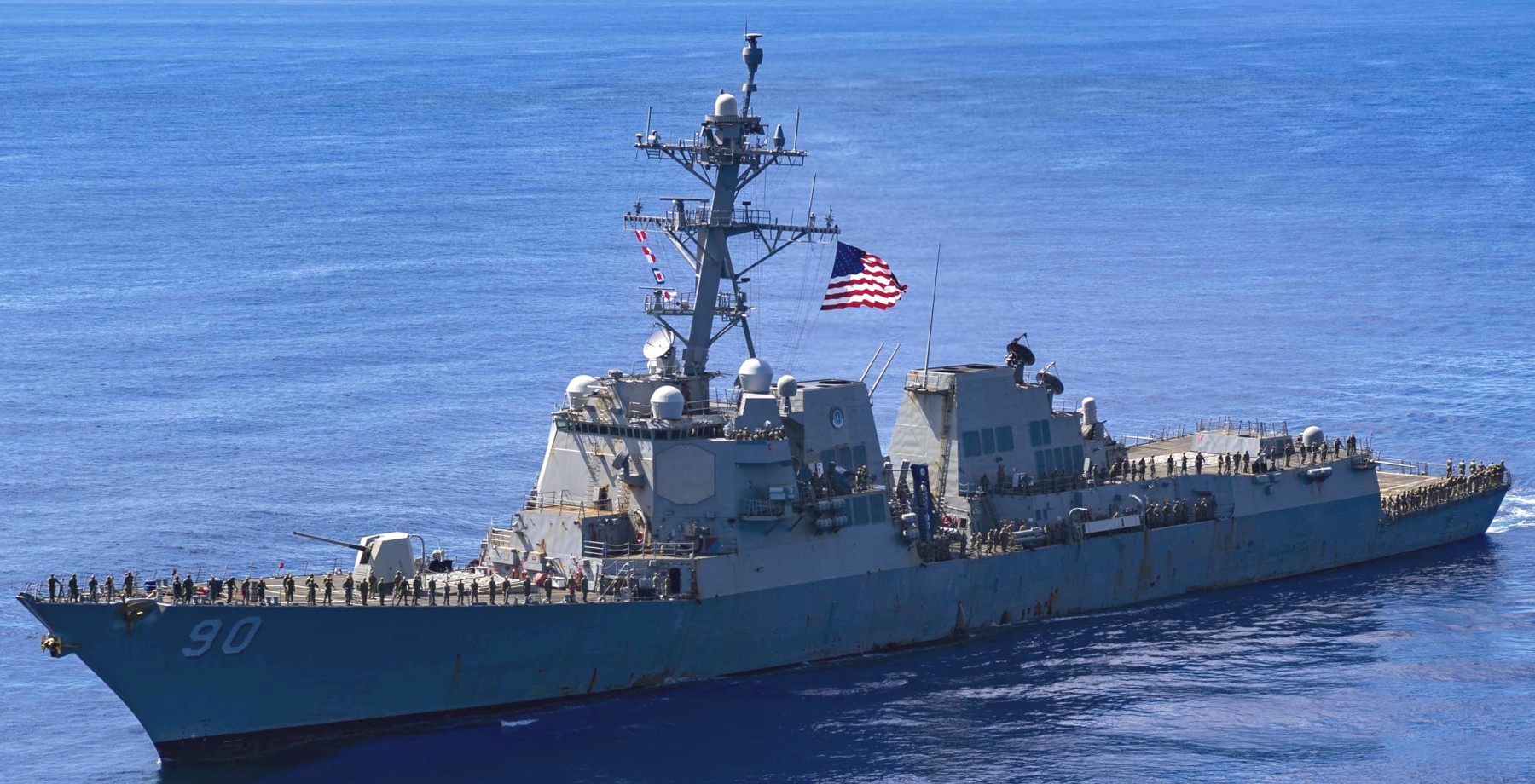 ddg-90 uss chafee arleigh burke class guided missile destroyer 64