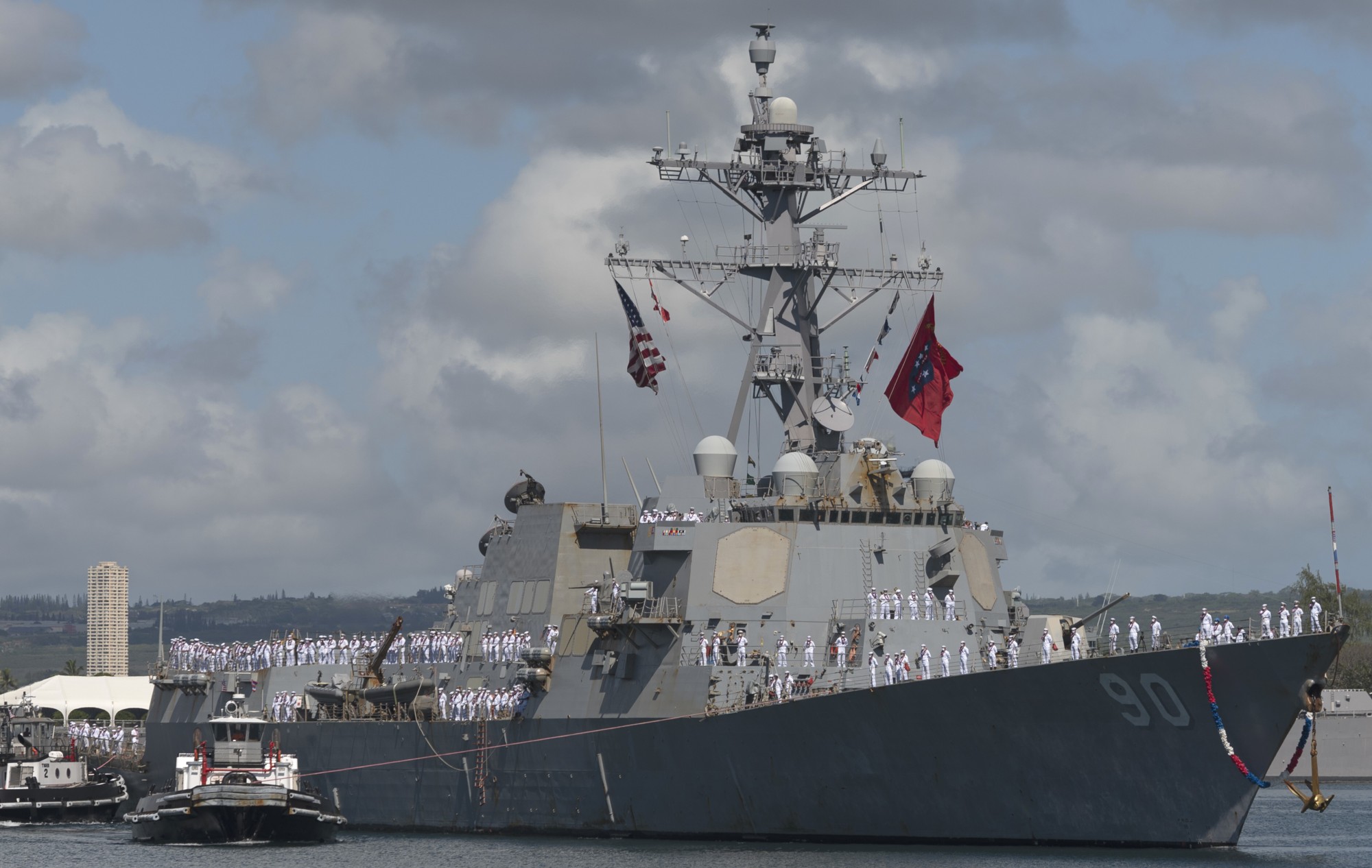 ddg-90 uss chafee arleigh burke class guided missile destroyer 71