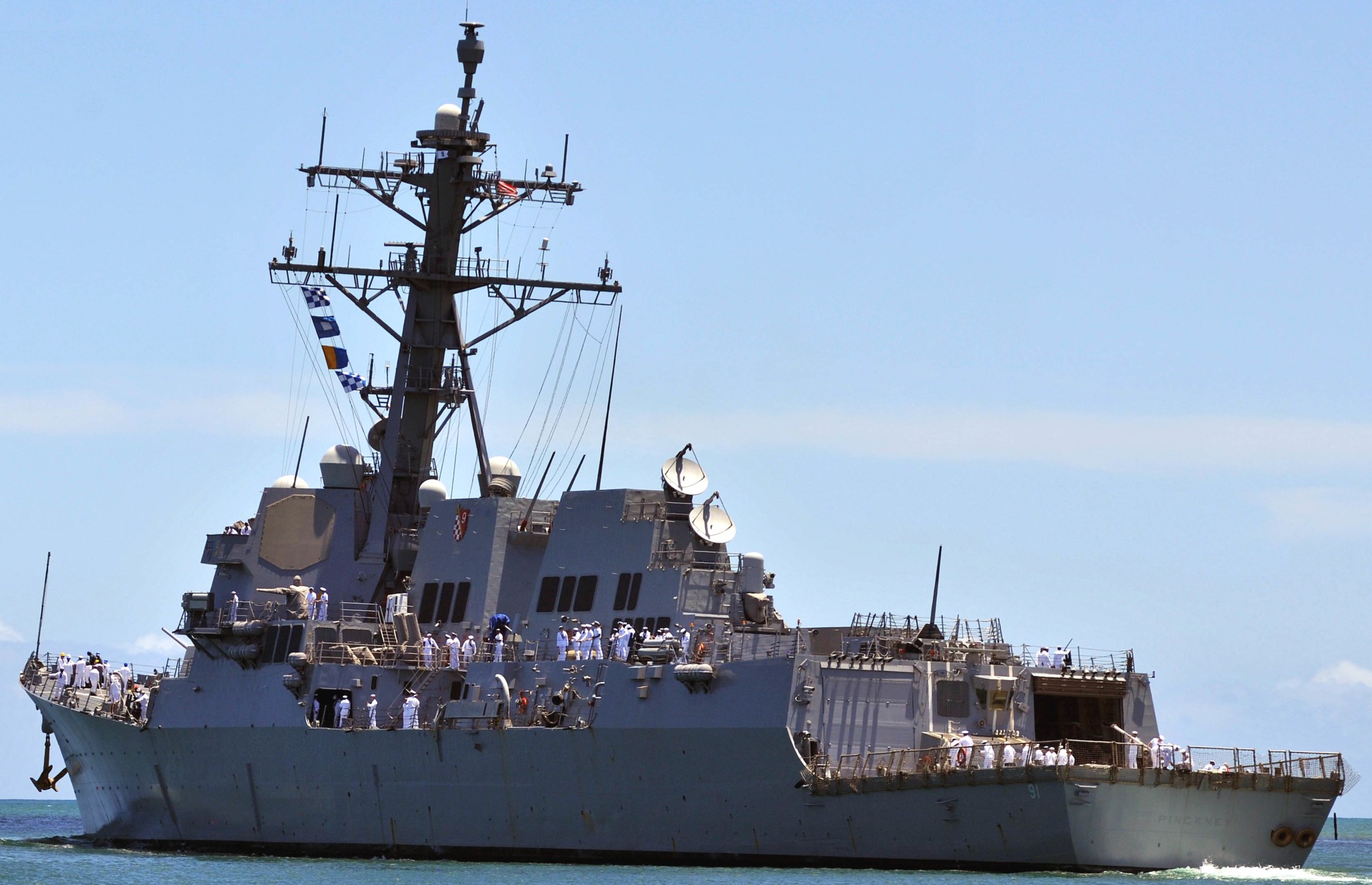 ddg-91 uss pinckney arleigh burke class guided missile destroyer pearl harbor hickam hawaii 37