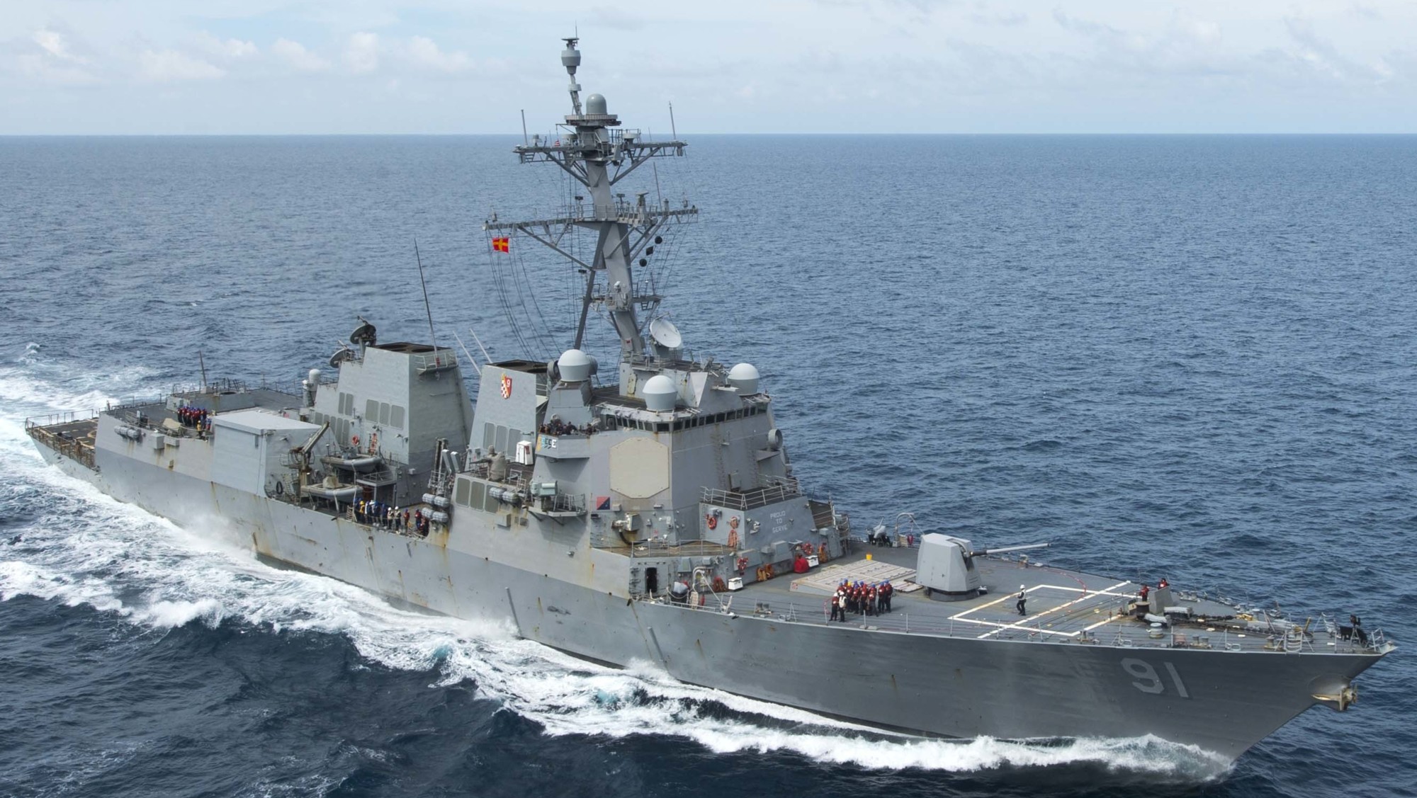 ddg-91 uss pinckney arleigh burke class guided missile destroyer ingalls san diego 48x