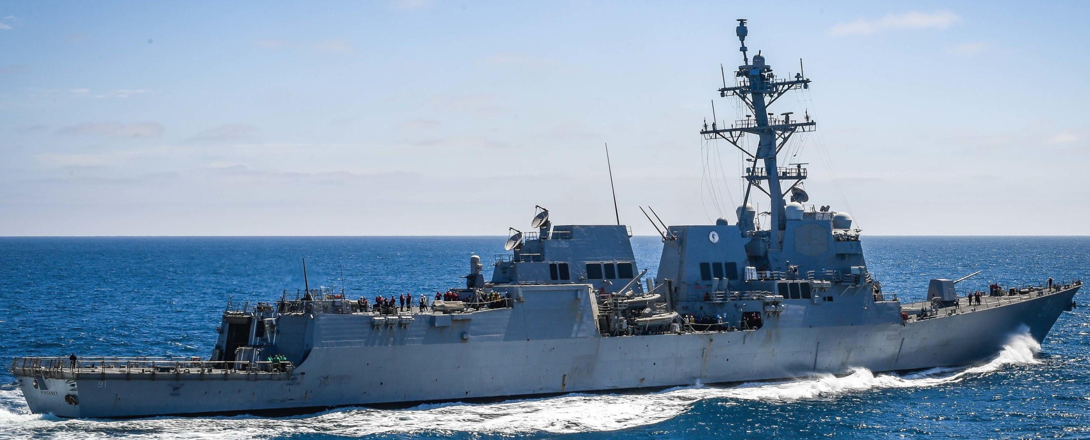 ddg-91 uss pinckney arleigh burke class guided missile destroyer 62