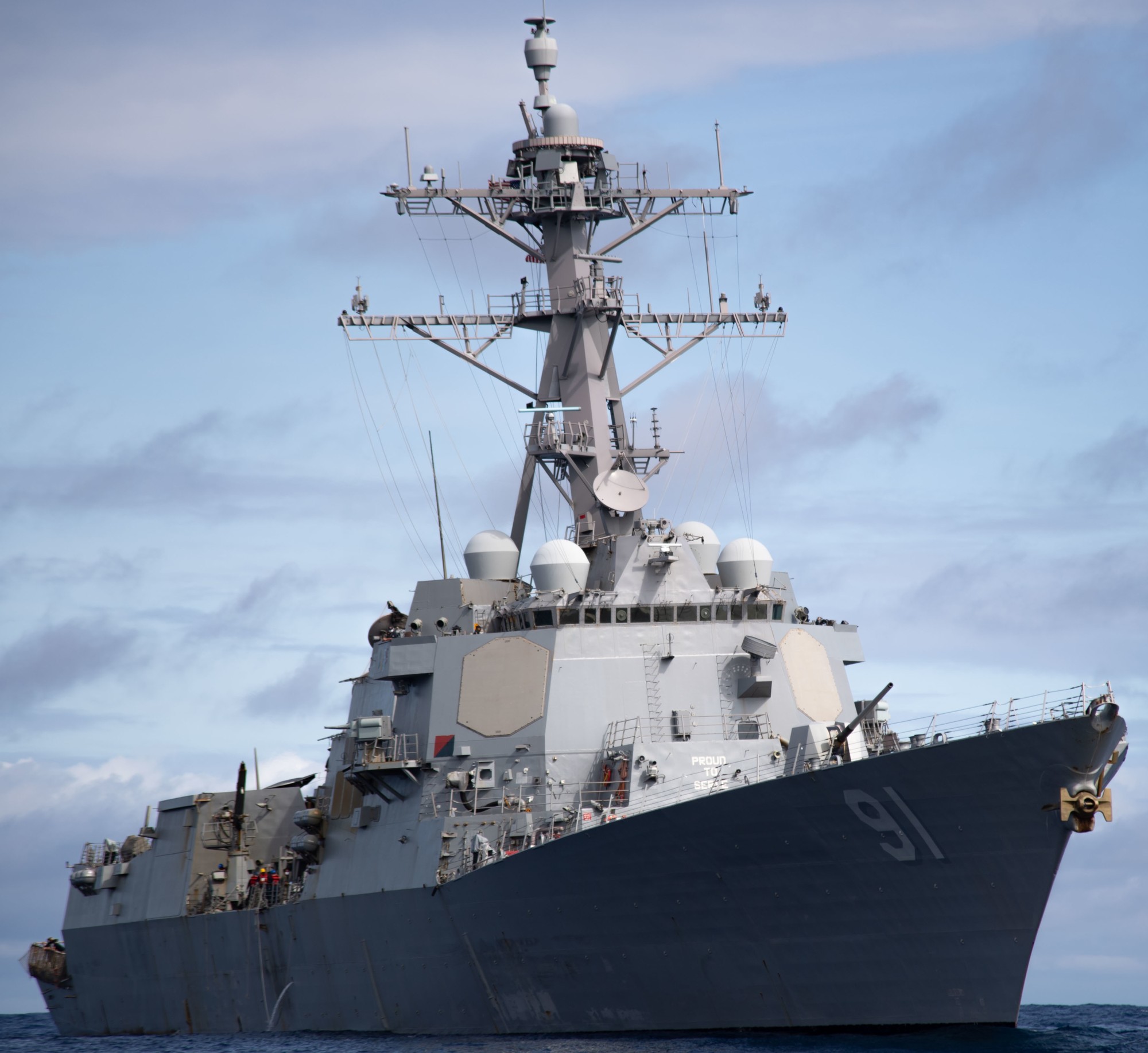 ddg-91 uss pinckney arleigh burke class guided missile destroyer 73