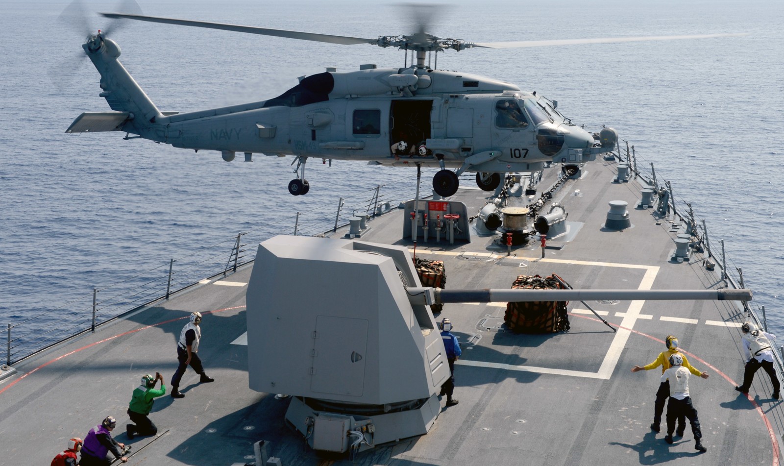 ddg-92 uss momsen arleigh burke class guided missile destroyer mh-60r seahawk helicopter 36