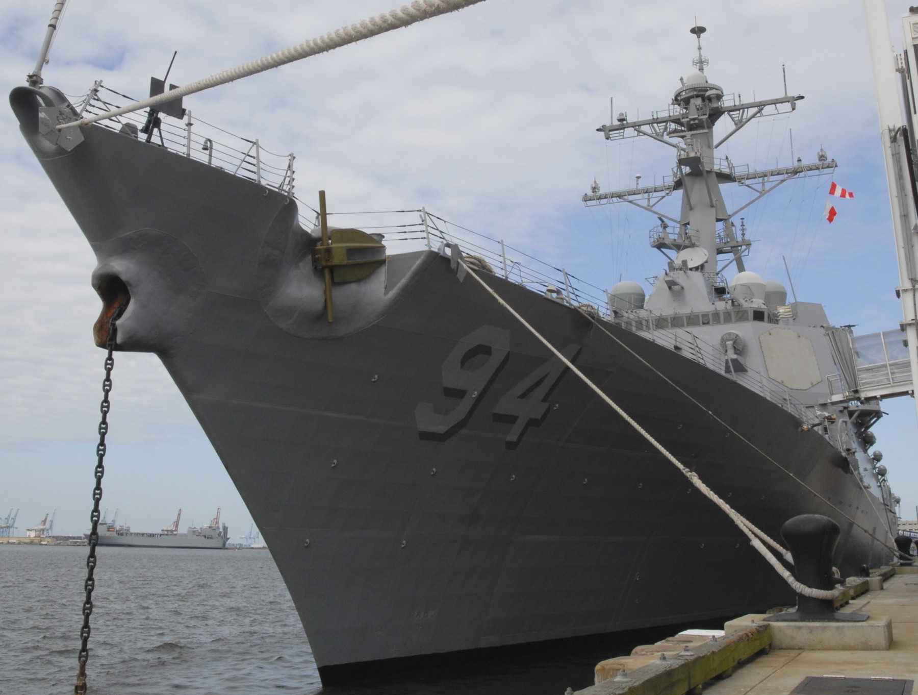 ddg-94 uss nitze arleigh burke class guided missile destroyer fleet week hampton roads 2009