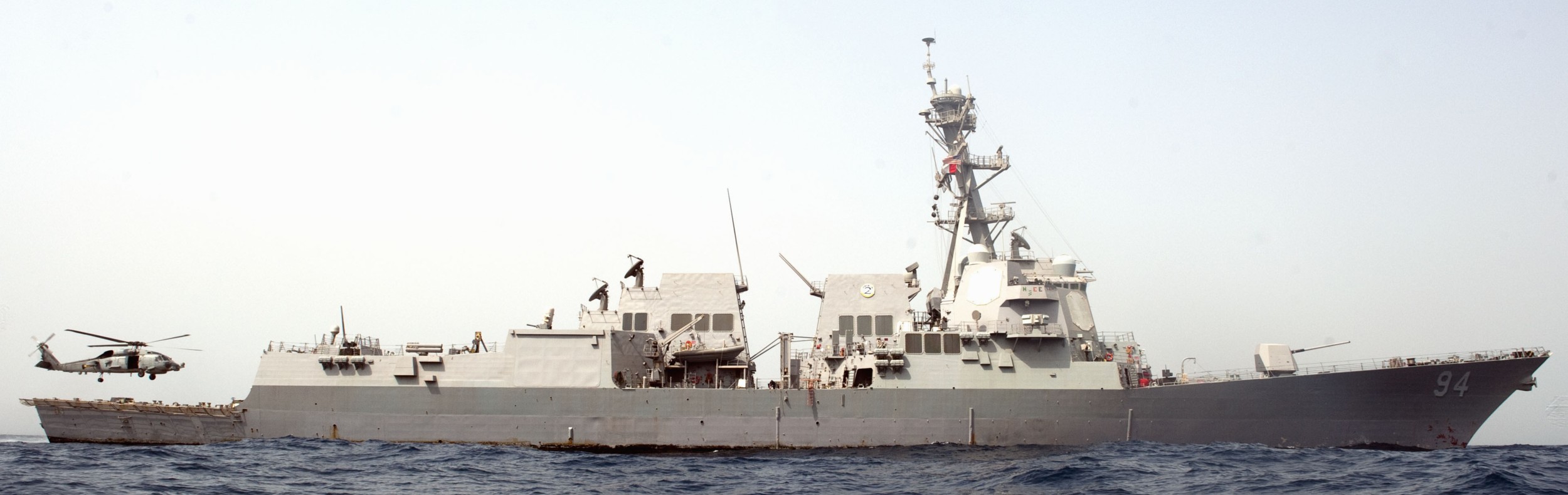 ddg-94 uss nitze arleigh burke class guided missile destroyer helicopter operations 33