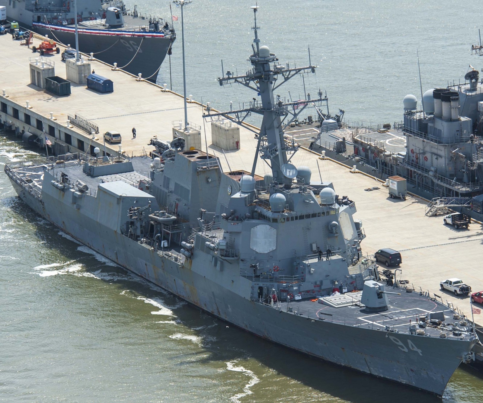 ddg-94 uss nitze arleigh burke class guided missile destroyer naval station norfolk virginia 35