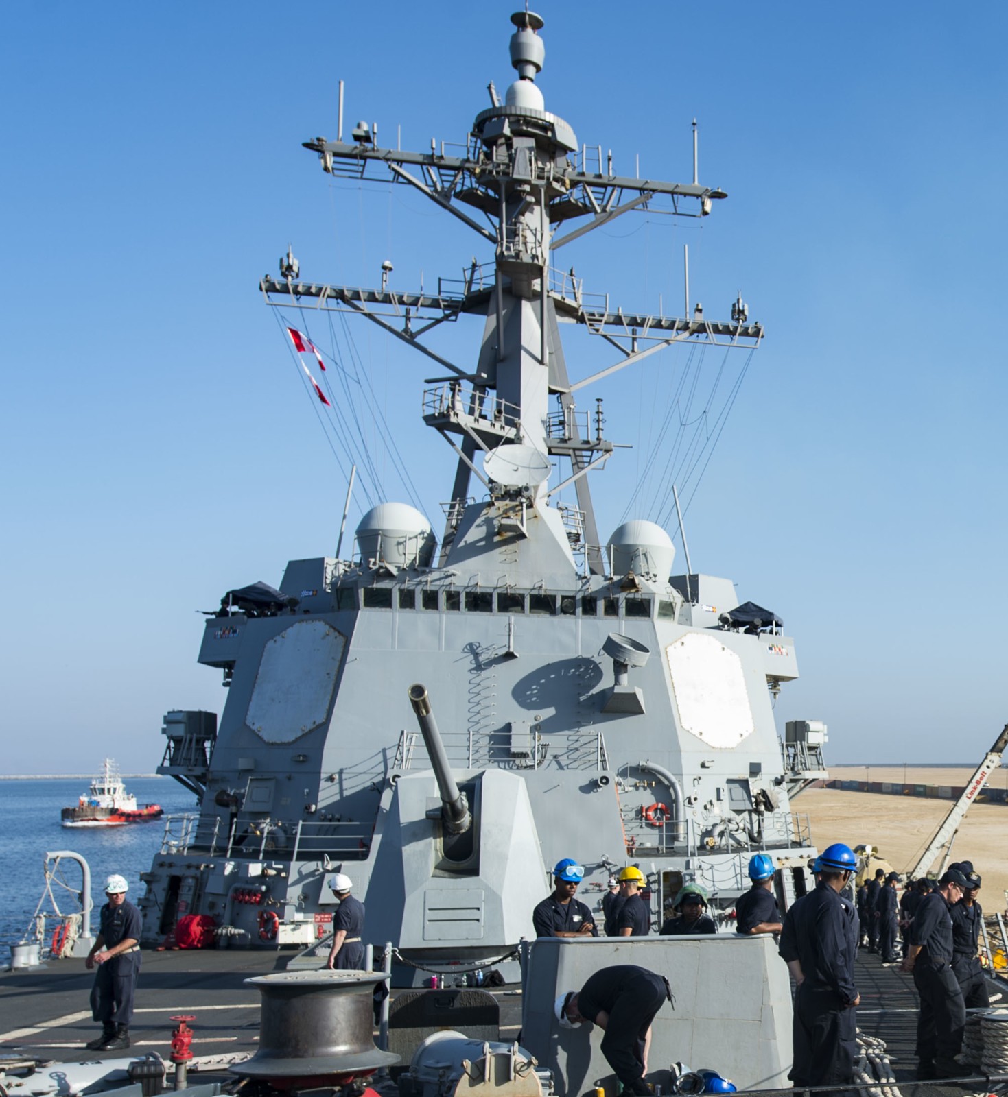 ddg-94 uss nitze arleigh burke class guided missile destroyer duqm oman 2016