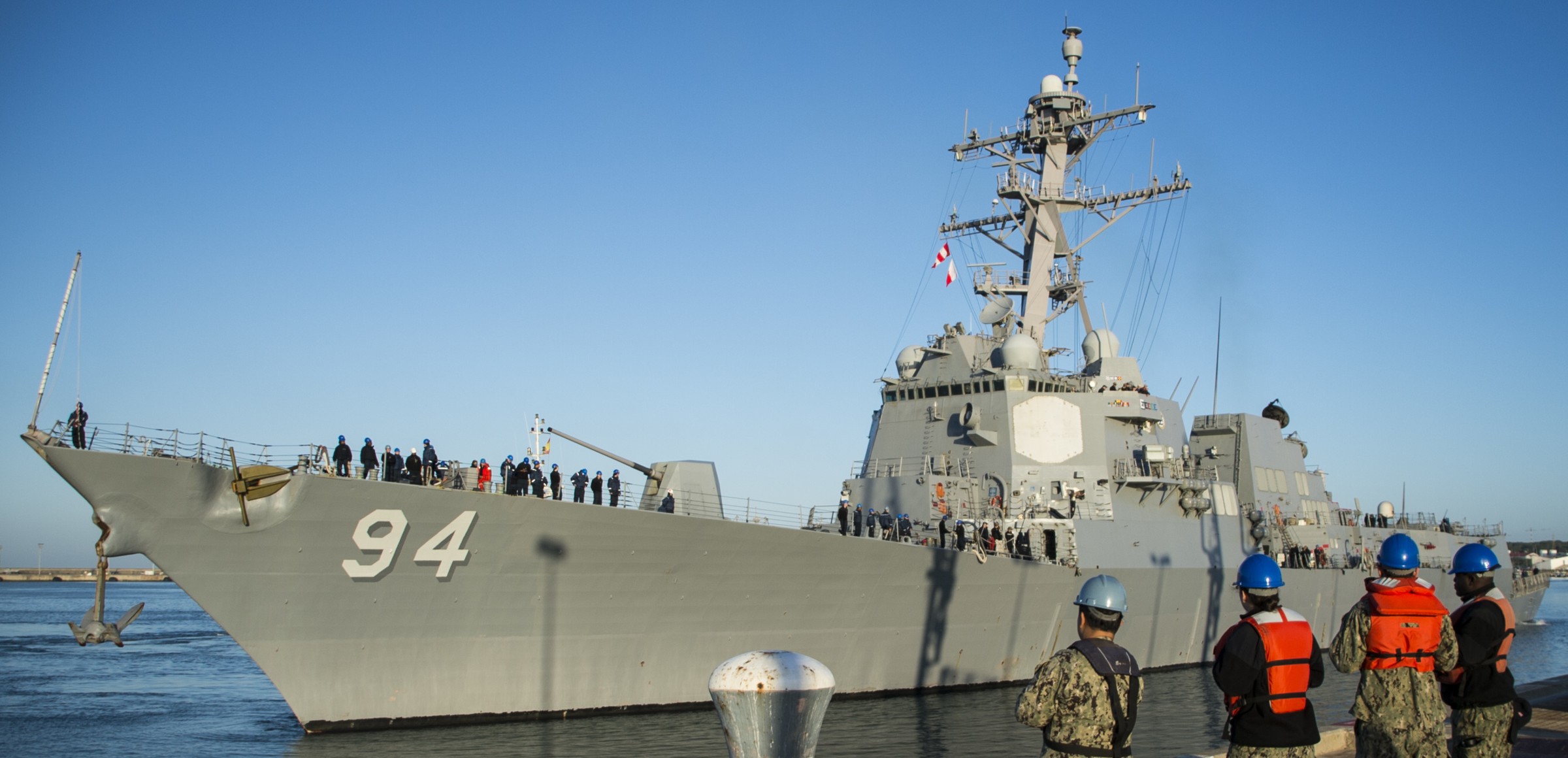 ddg-94 uss nitze arleigh burke class guided missile destroyer naval station rota spain 57