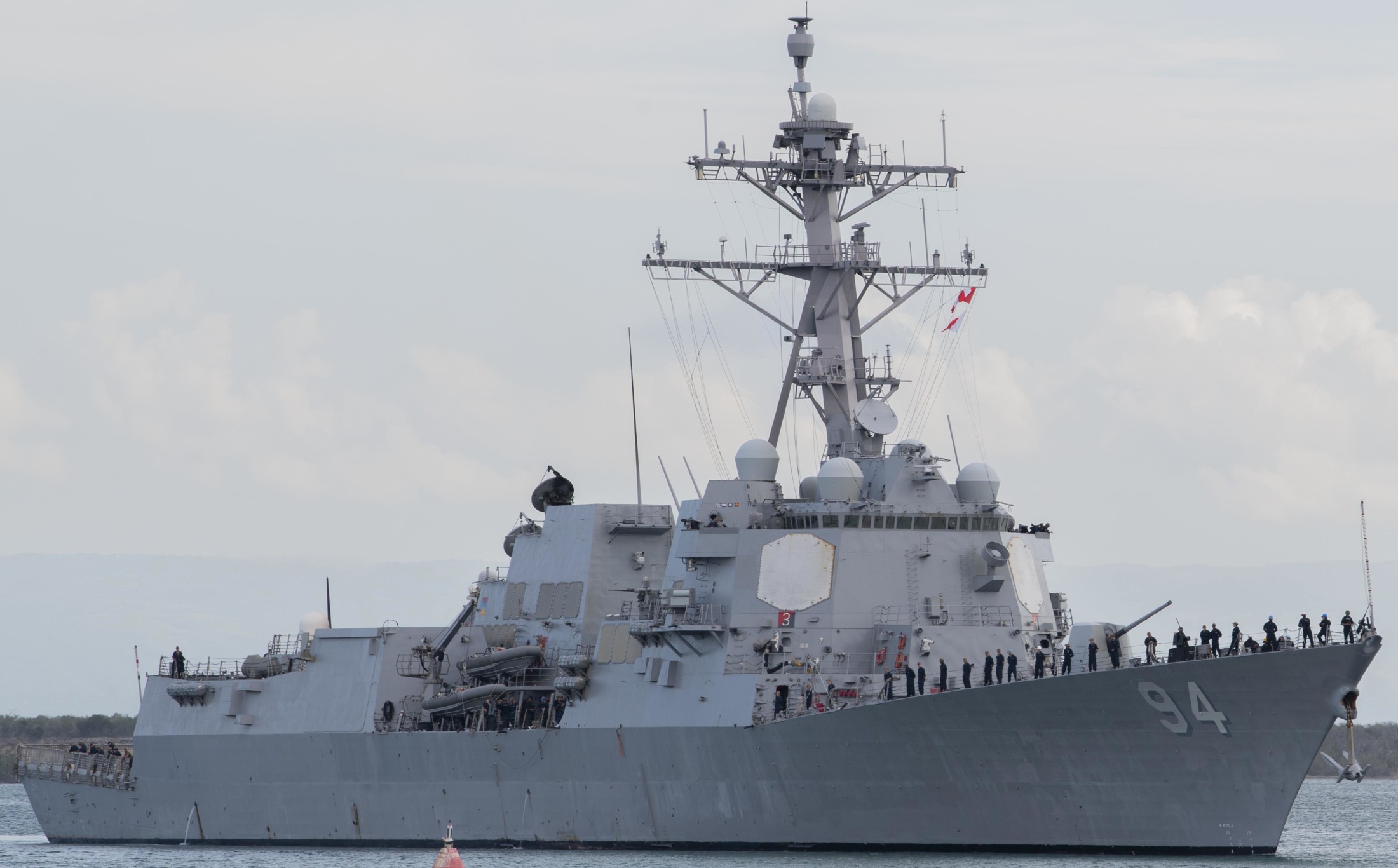 ddg-94 uss nitze arleigh burke class guided missile destroyer guantanamo bay cuba 61