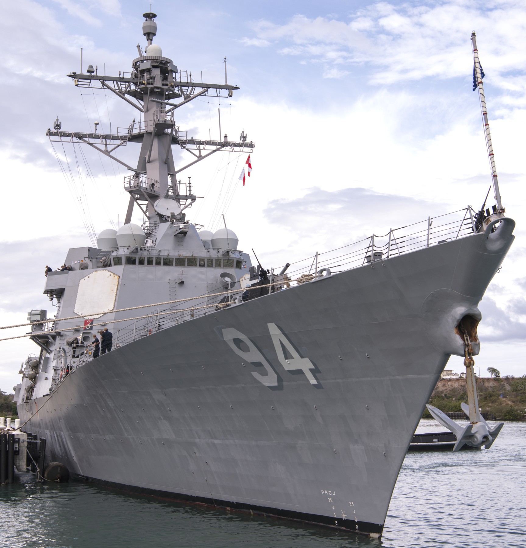 ddg-94 uss nitze arleigh burke class guided missile destroyer naval station guantanamo bay cuba 63