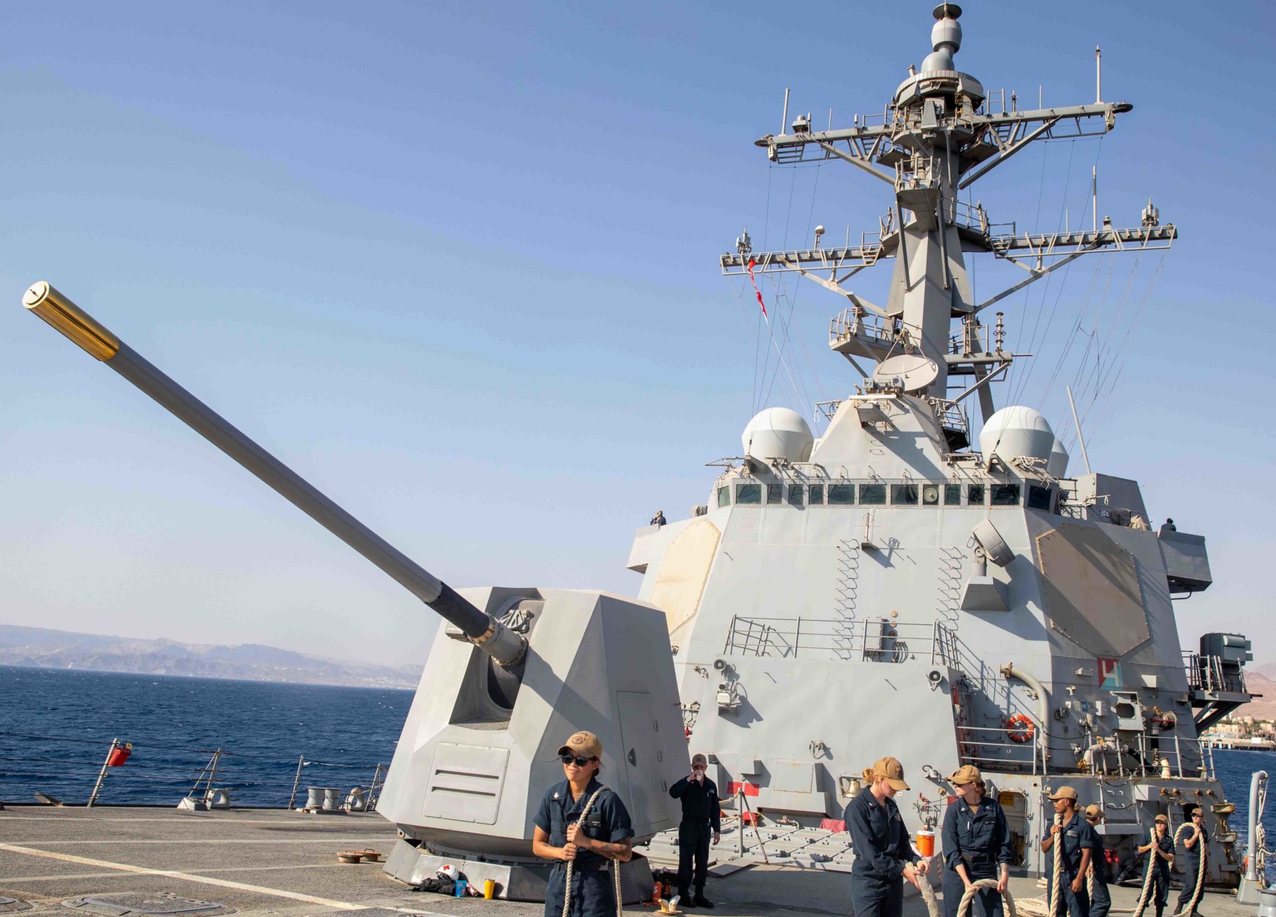 ddg-94 uss nitze arleigh burke class guided missile destroyer jordan 2022