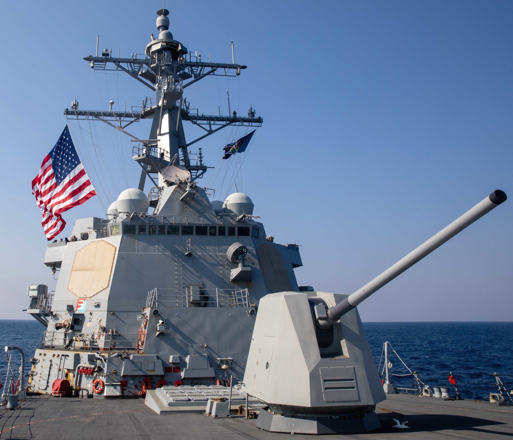 ddg-94 uss nitze arleigh burke class guided missile destroyer mediterranean sea 2023