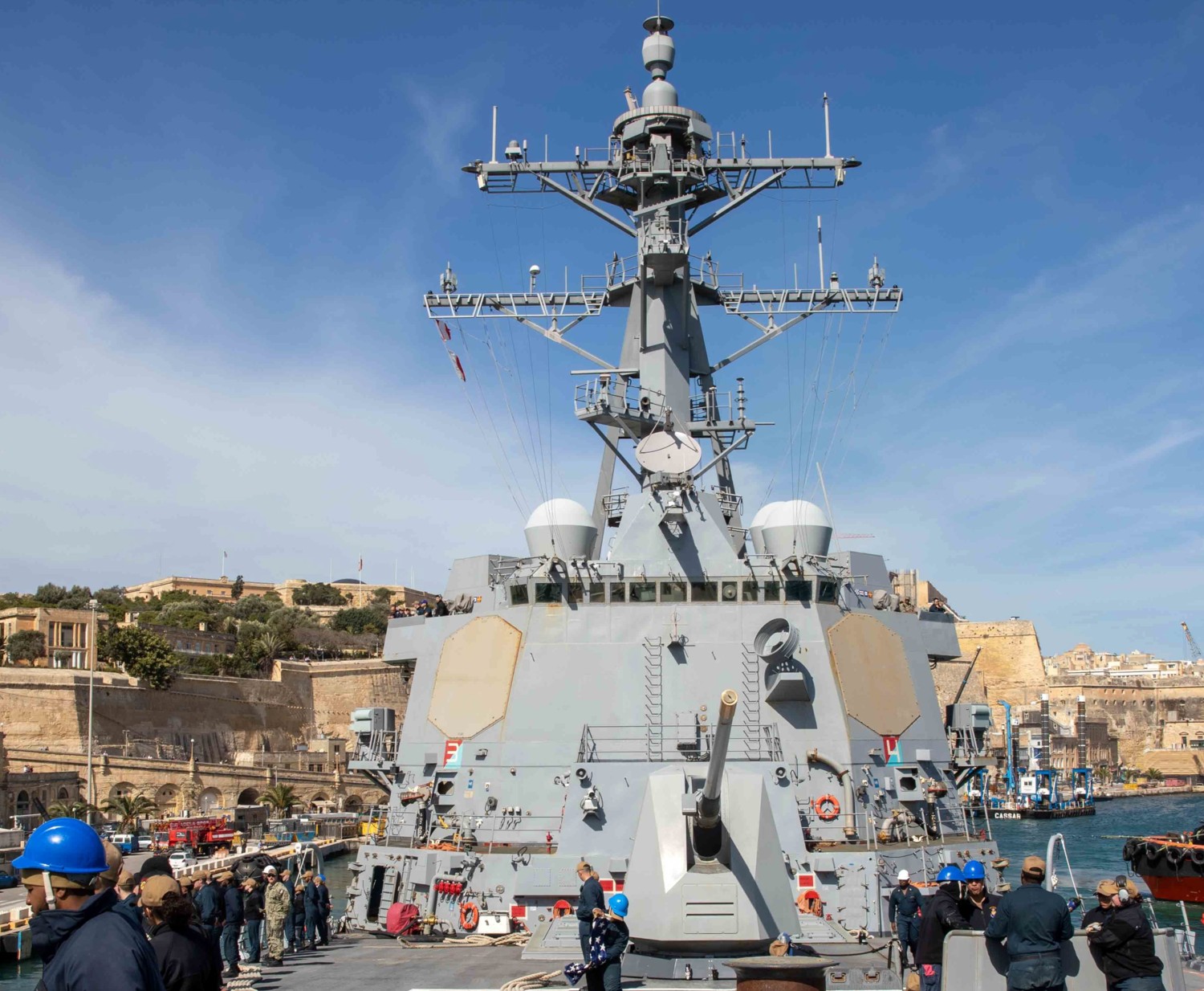 ddg-94 uss nitze arleigh burke class guided missile destroyer aegis us navy valletta malta 2023