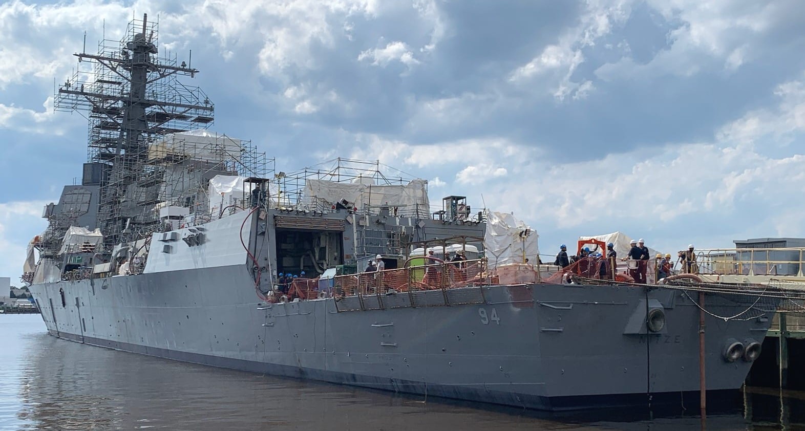 ddg-94 uss nitze arleigh burke class guided missile destroyer aegis bae systems norfolk 2024 94