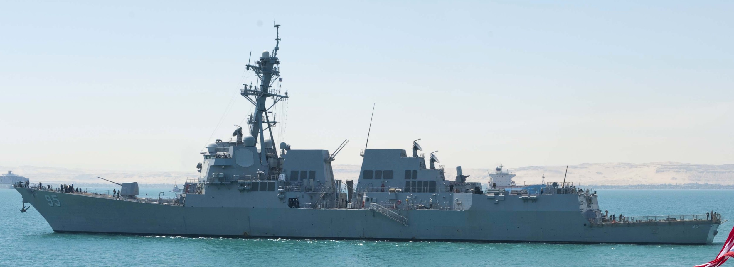 ddg-95 uss james e. williams arleigh burke class guided missile destroyer us navy suez canal 26