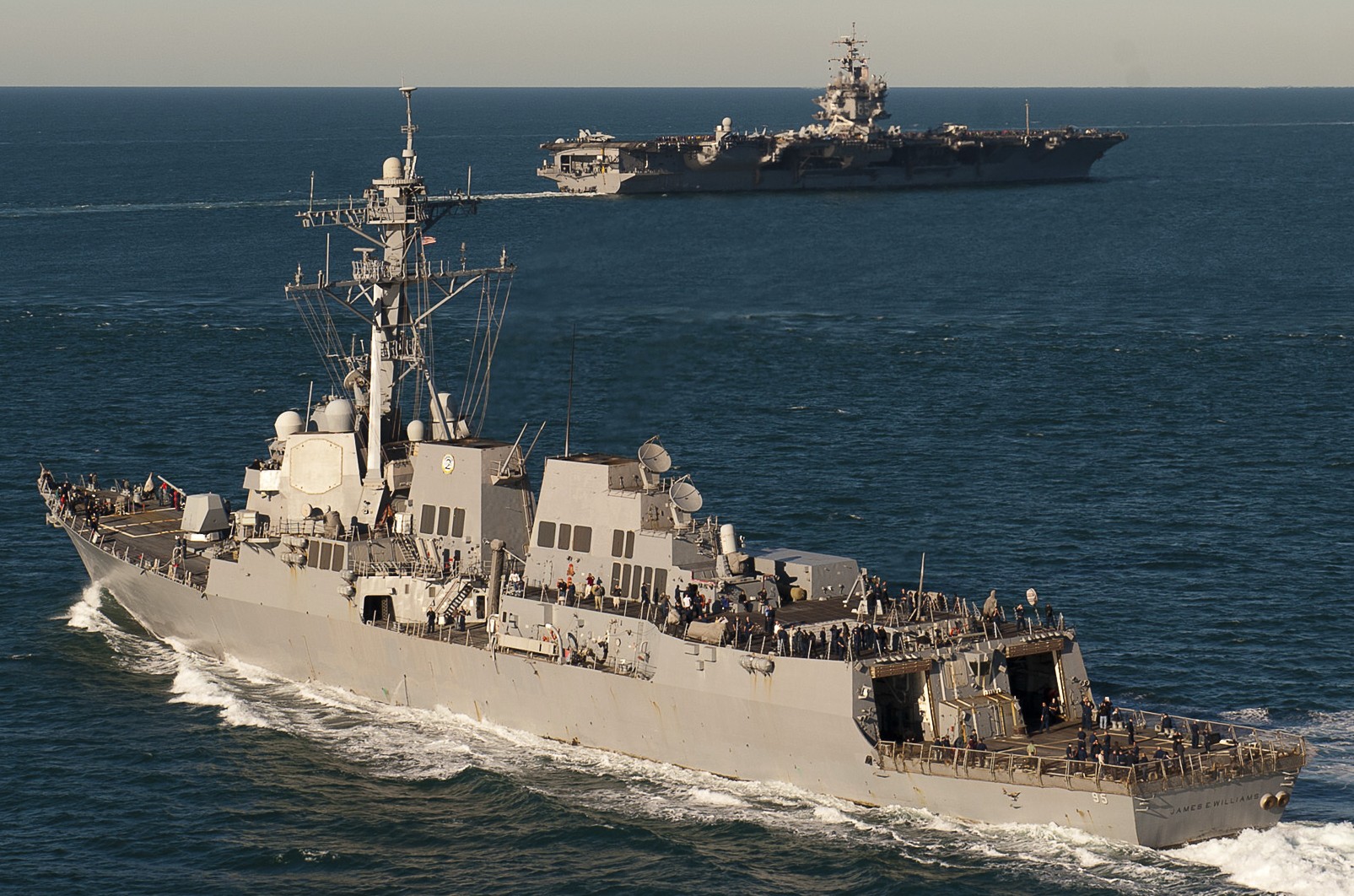 ddg-95 uss james e. williams arleigh burke class guided missile destroyer us navy mediterranean sea 2012