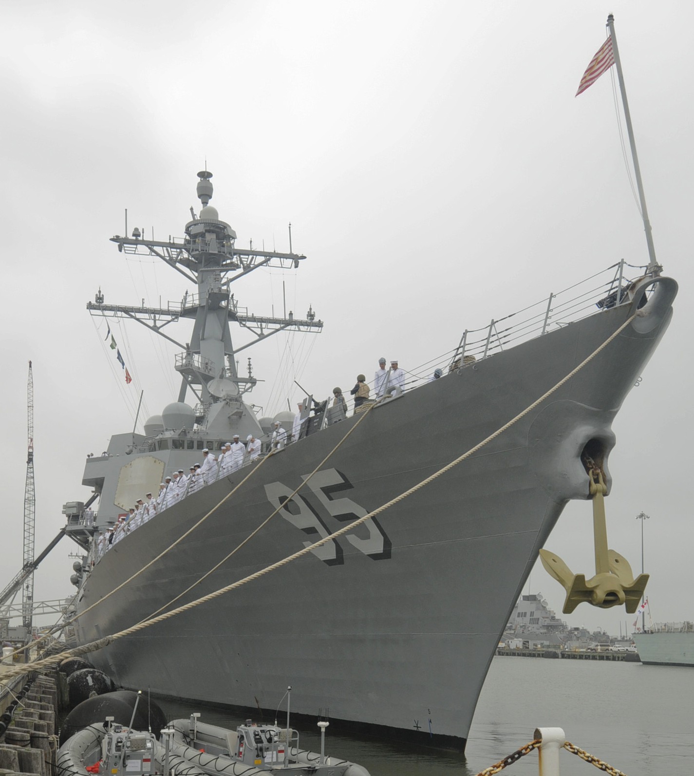 ddg-95 uss james e. williams arleigh burke class guided missile destroyer us navy 45