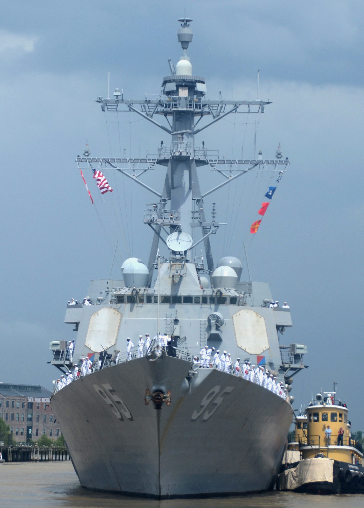 ddg-95 uss james e. williams arleigh burke class guided missile destroyer us navy new orleans louisiana 50