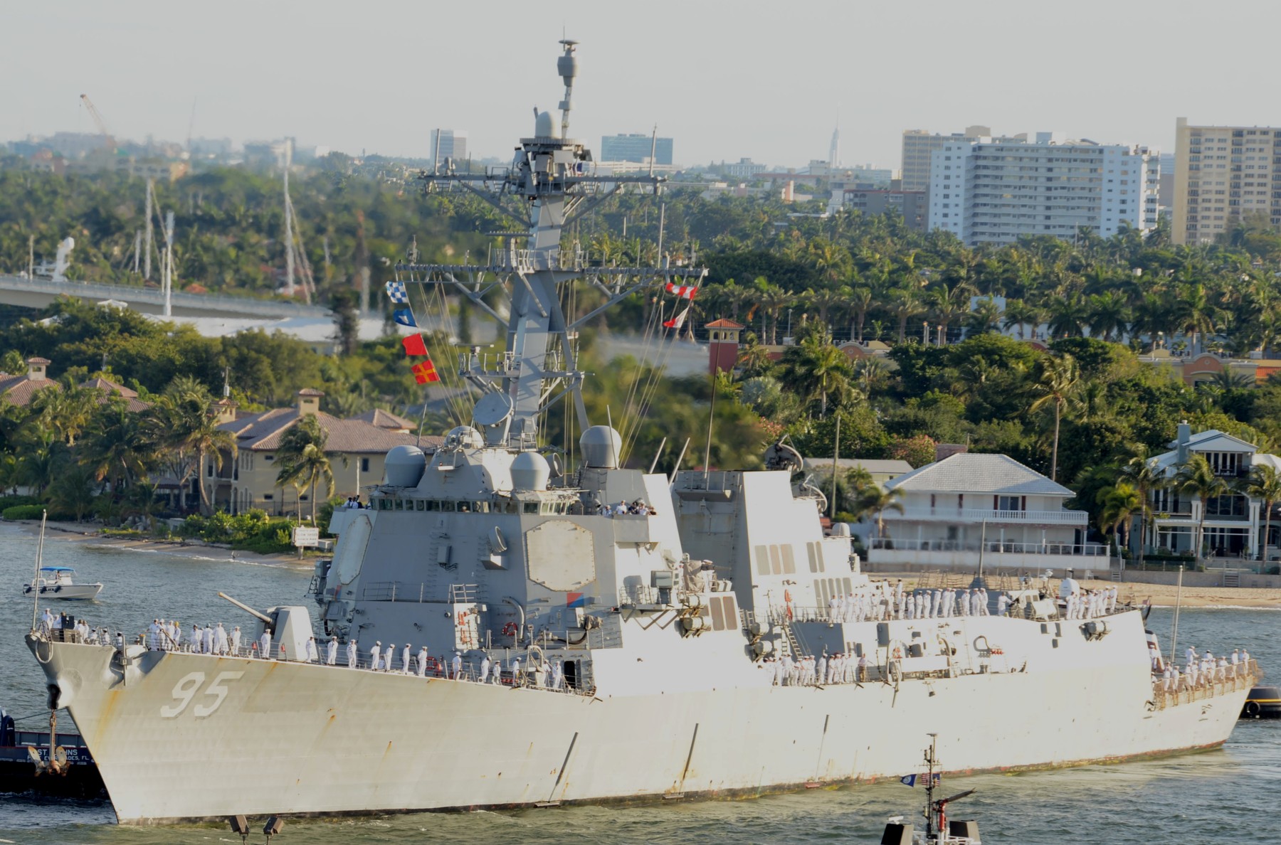 ddg-95 uss james e. williams arleigh burke class guided missile destroyer fleet week port everglades 2015