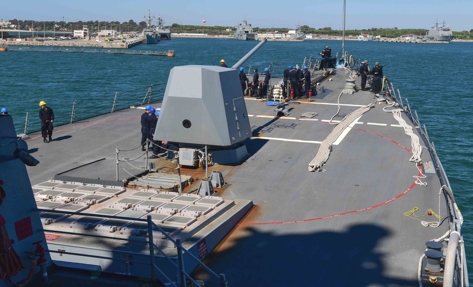 ddg-95 uss james e. williams arleigh burke class guided missile destroyer naval station rota spain 2017