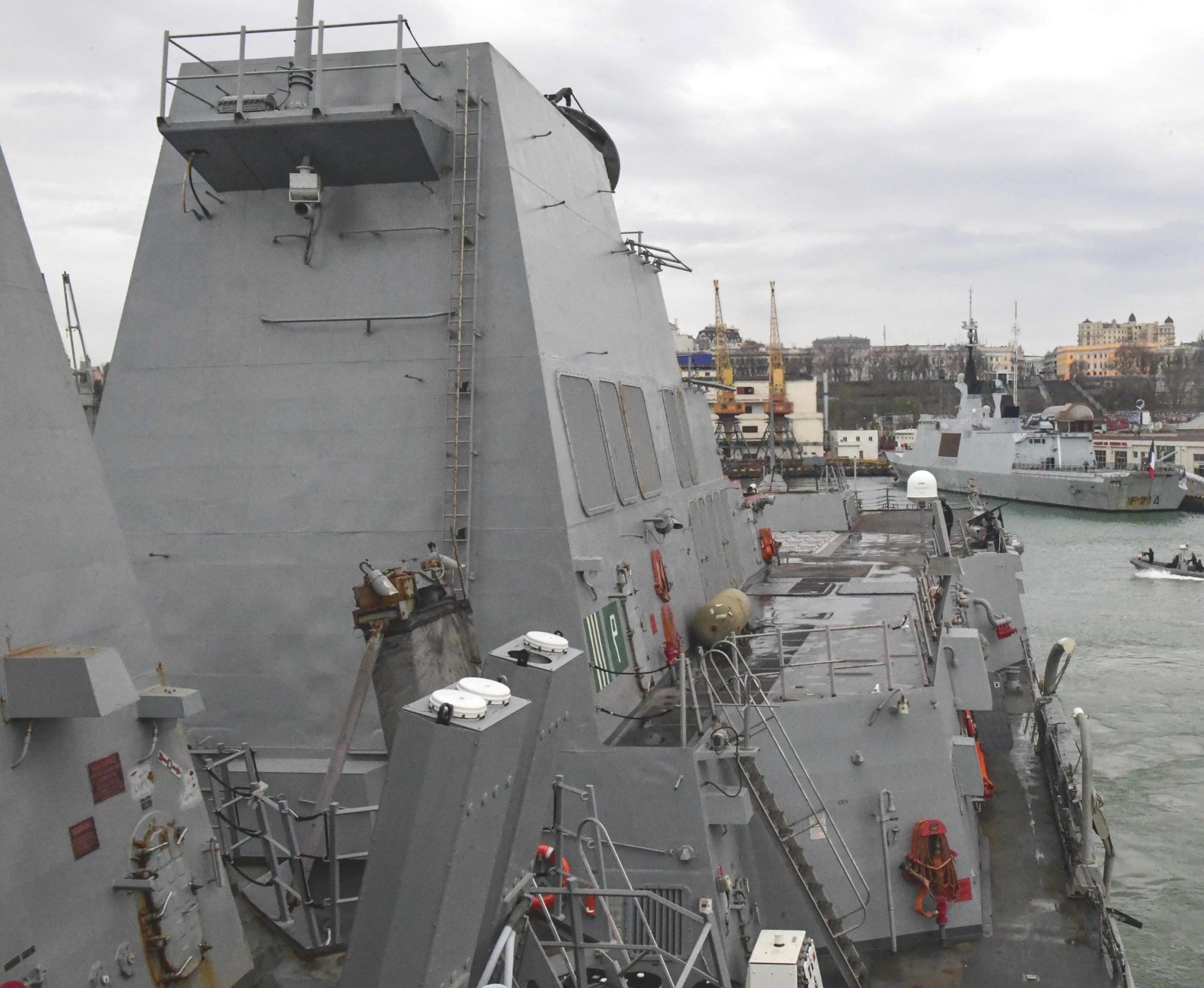 ddg-95 uss james e. williams arleigh burke class guided missile destroyer us navy odesa ukraine 2017