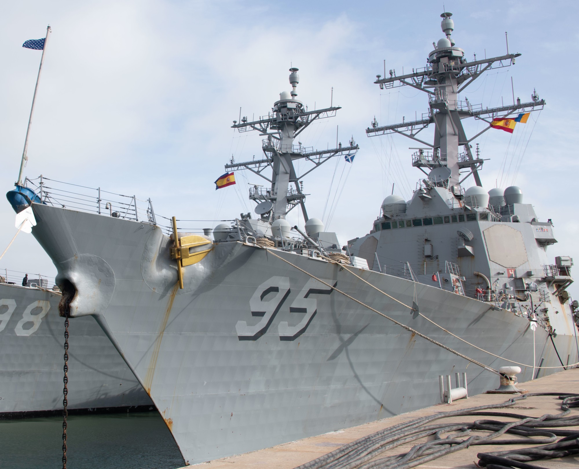 ddg-95 uss james e. williams arleigh burke class guided missile destroyer naval station rota spain 84