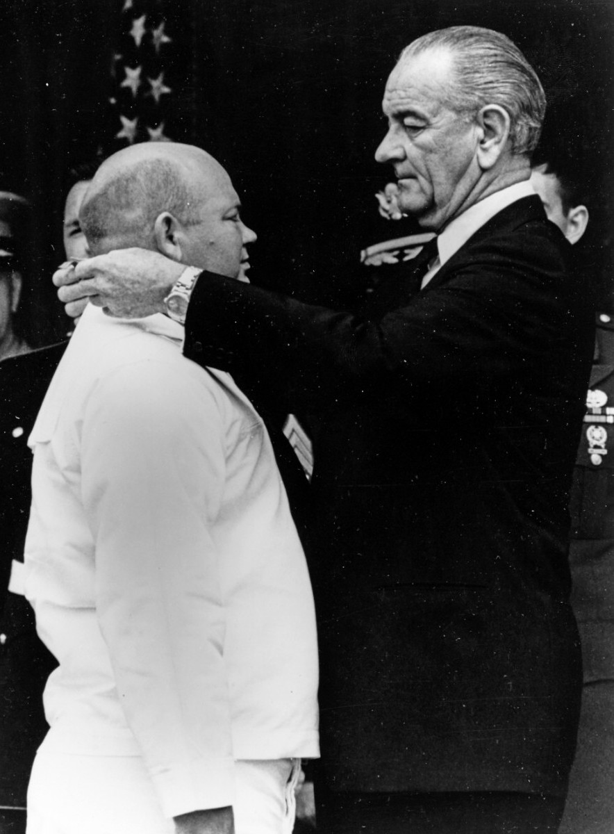 james eliot williams us navy medal of honor president lyndon johnson 02