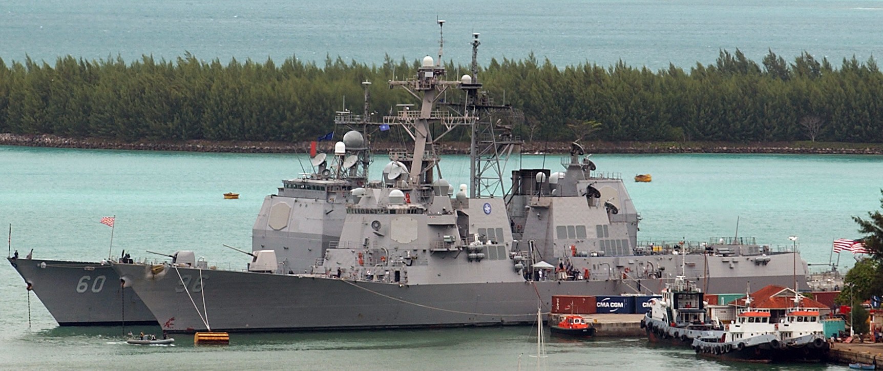 ddg-96 uss bainbridge arleigh burke class guided missile destroyer aegis us navy victoria seychelles 07