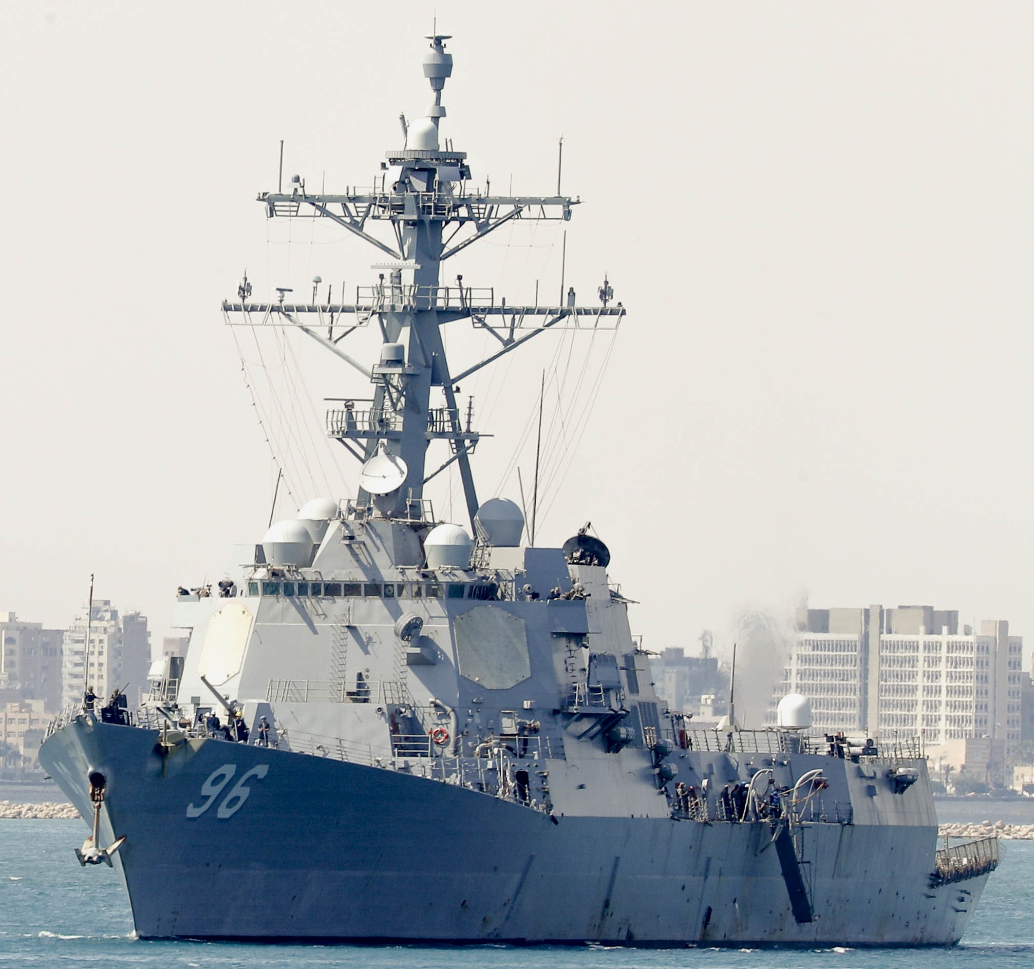 ddg-96 uss bainbridge arleigh burke class guided missile destroyer aegis us navy suez canal 50