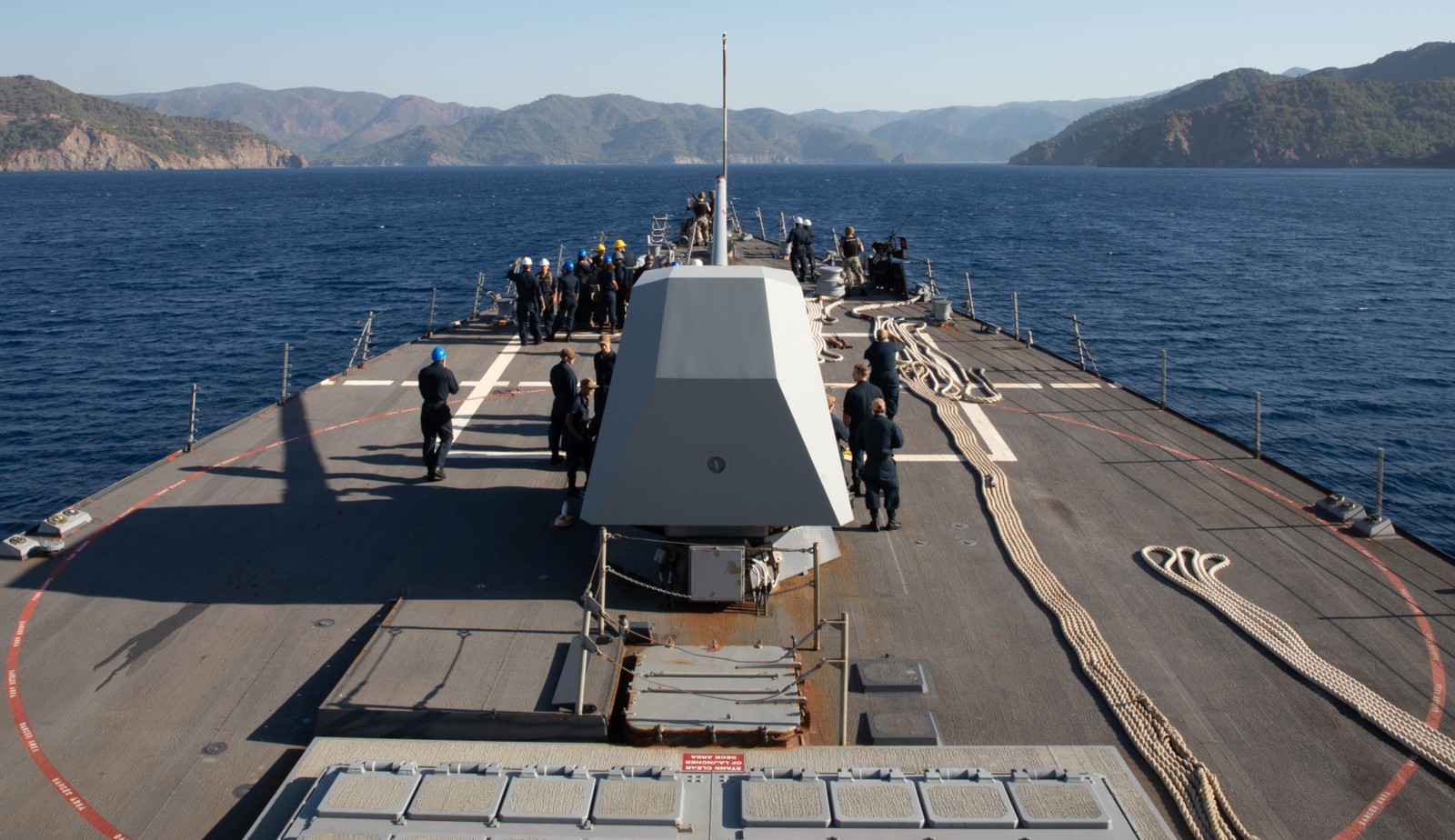 ddg-96 uss bainbridge arleigh burke class guided missile destroyer aegis us navy marmaris turkey 64