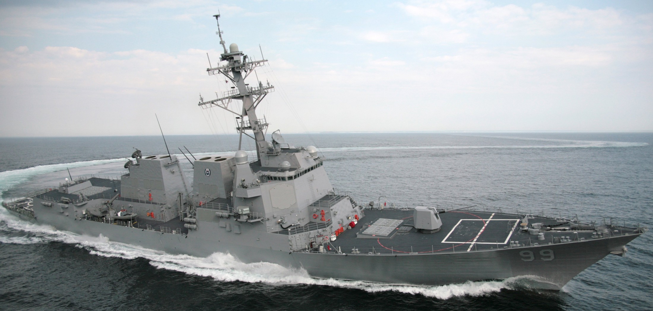 ddg-99 uss farragut arleigh burke class guided missile destroyer aegis us navy bath iron works maine 02