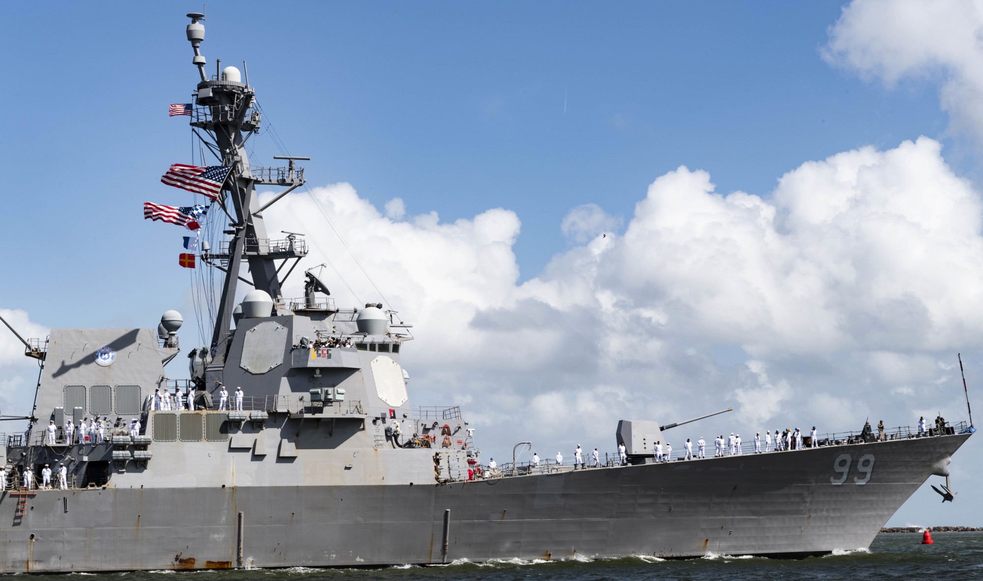 ddg-99 uss farragut arleigh burke class guided missile destroyer aegis us navy mayport florida 55