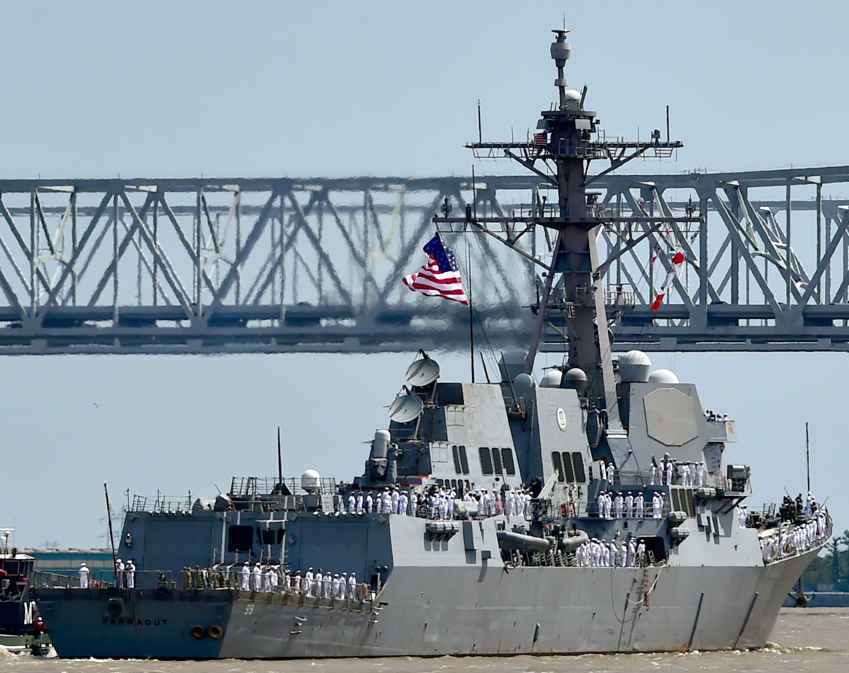 ddg-99 uss farragut arleigh burke class guided missile destroyer aegis us navy week new orleans 69